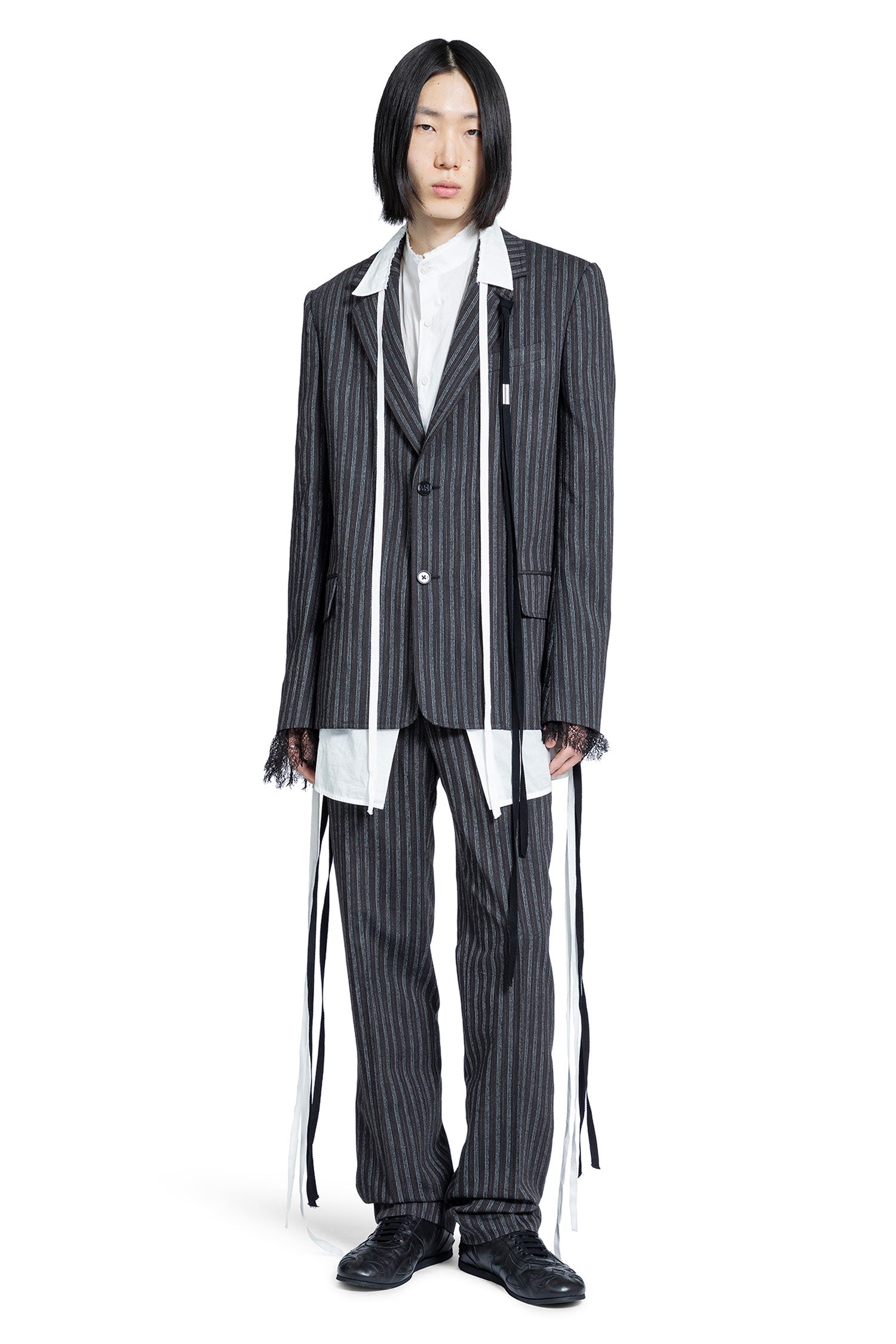 Aksel tailored Blazr in Pistriped visocse