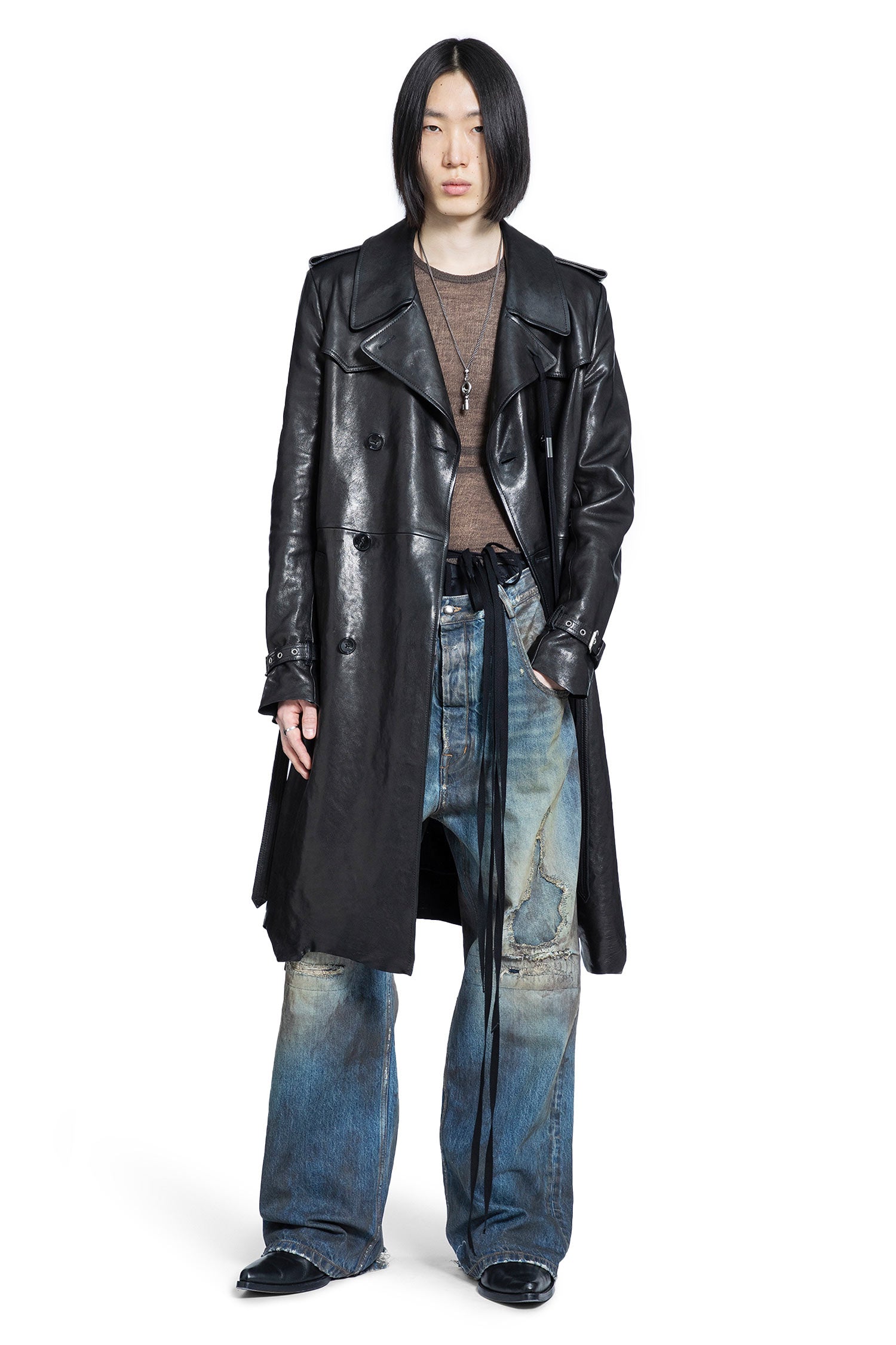 Brando Wrinkled Long Sleeve Crop Top - Antonioli.eu