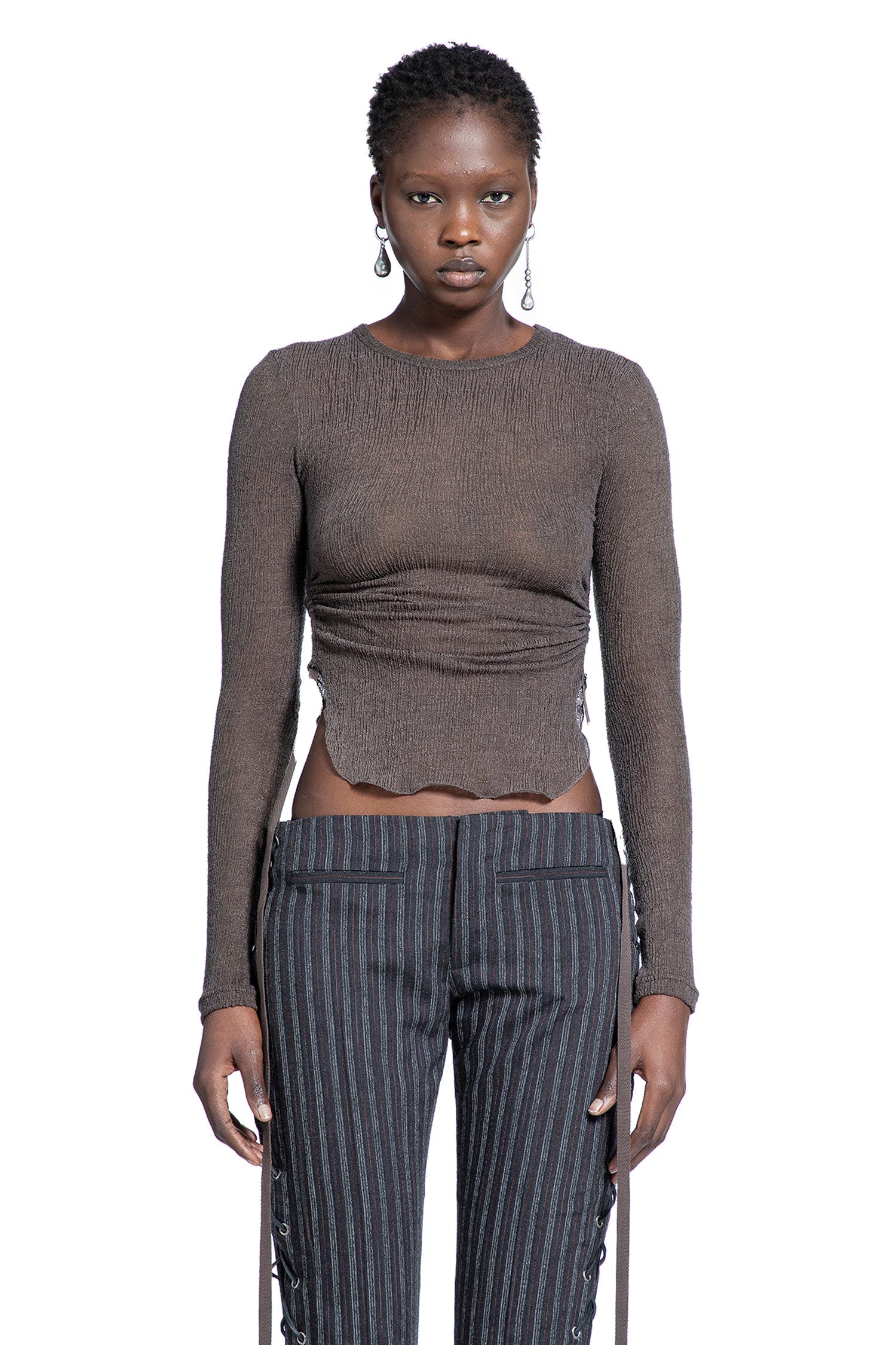 Oke Long Sleeve Crop Top - Antonioli.eu