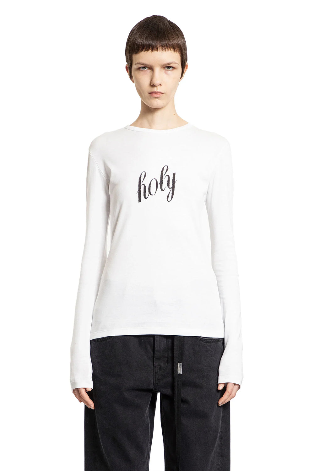 Fiene Printed Long Sleeve T-Shirt - Antonioli.eu