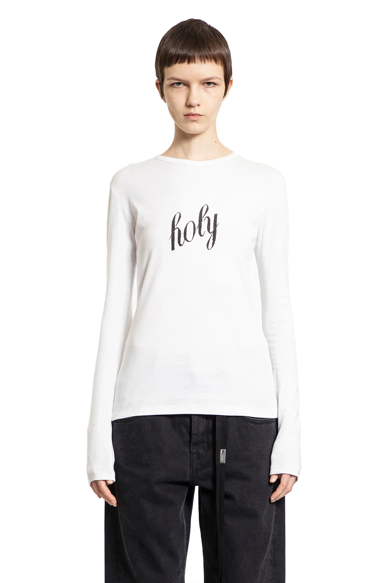 Fiene Printed Long Sleeve T-Shirt - Antonioli.eu