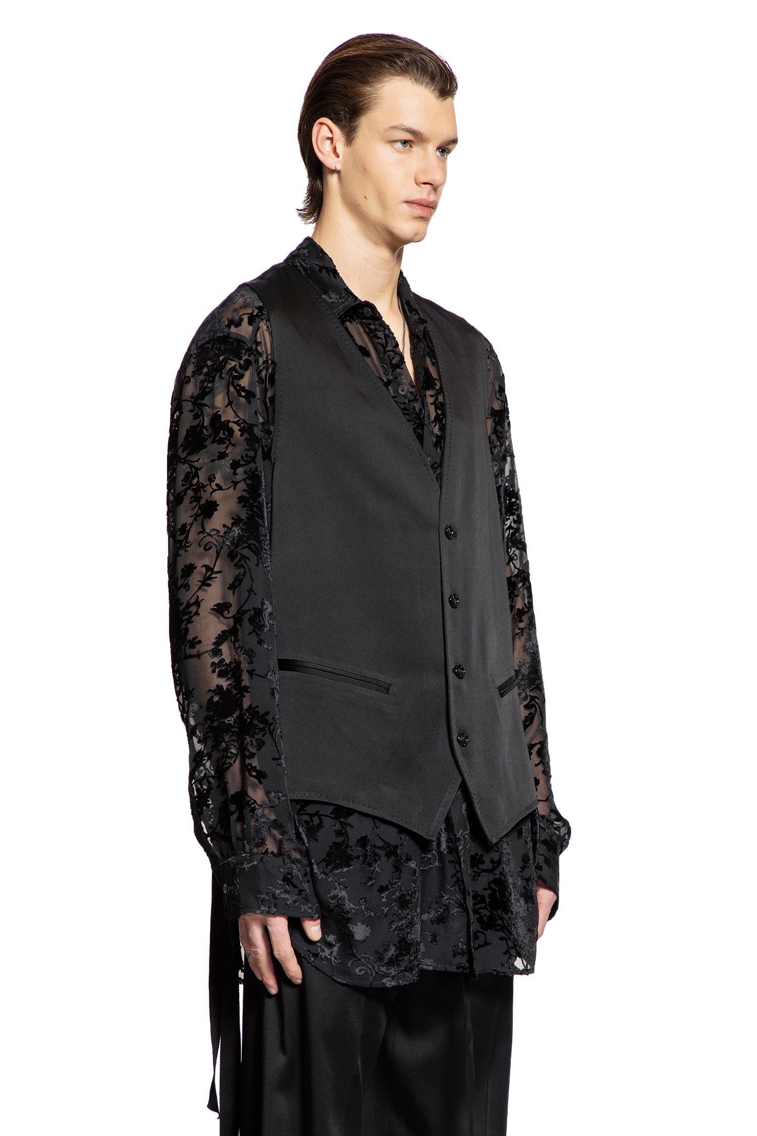 Jukko Classic Waistcoat in Cady Satin