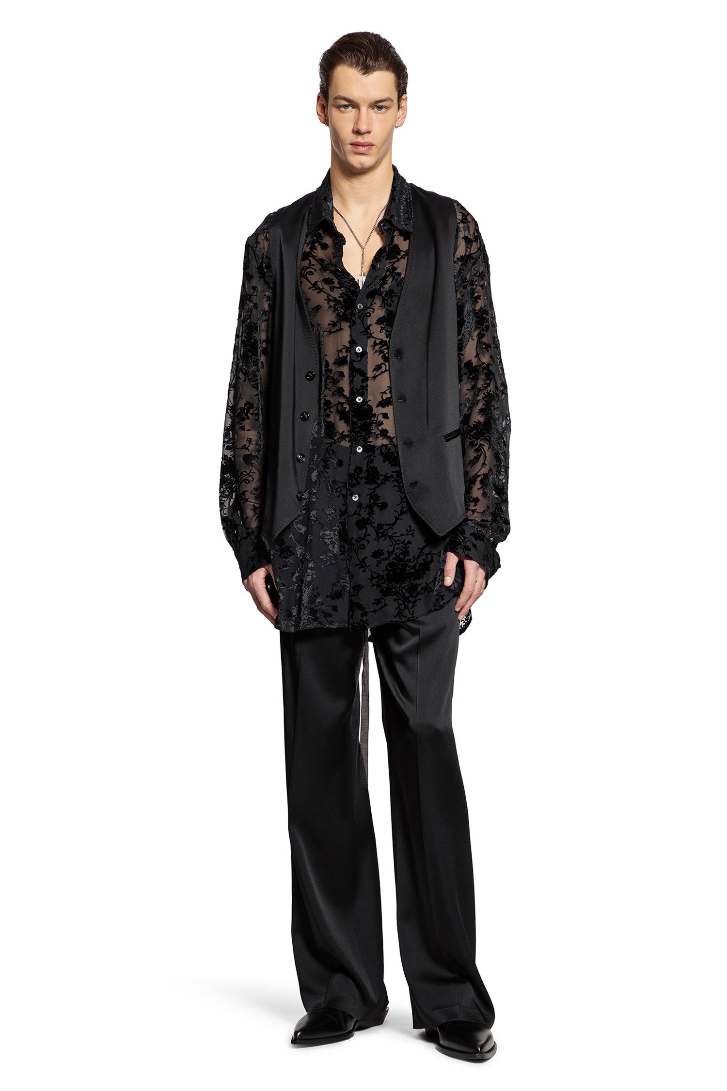 Jukko Classic Waistcoat in Cady Satin
