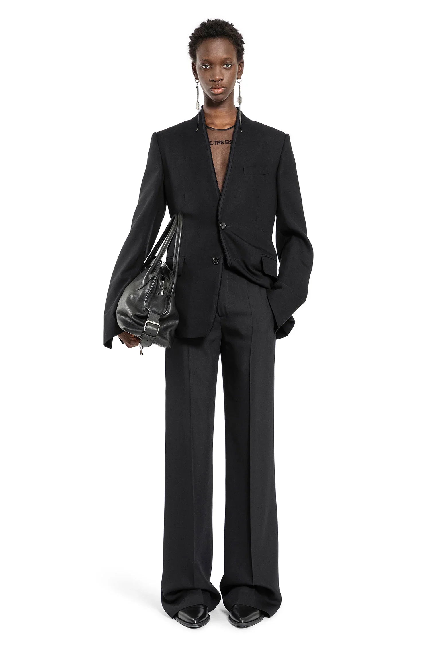 Sady Collarless Blazer - Antonioli.eu