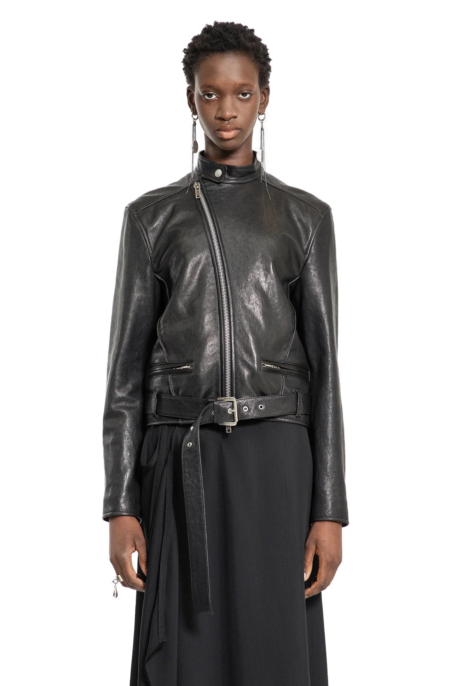 Ikra Fitted Biker Jacket - Antonioli.eu