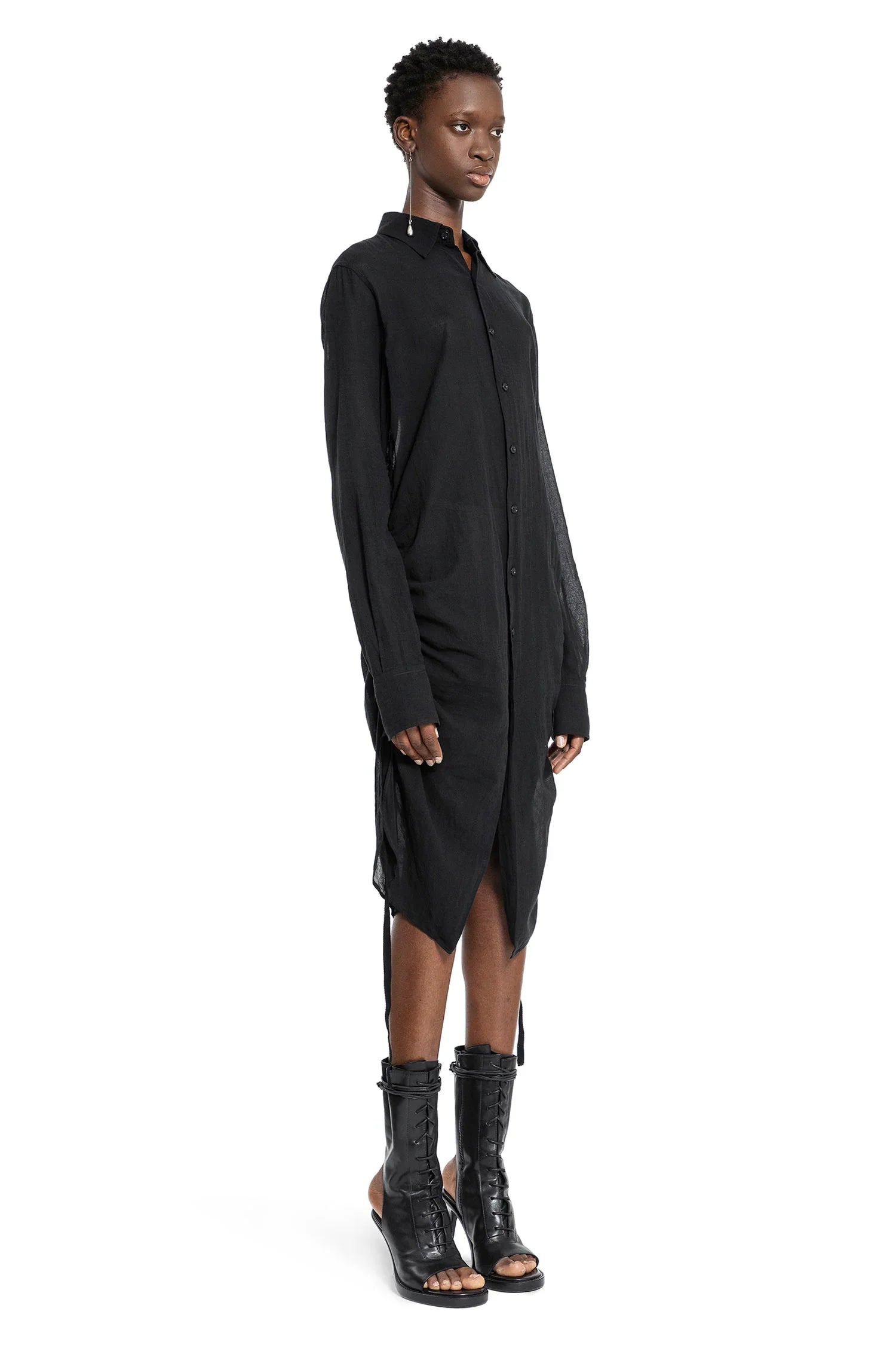 Sandrina High-Comfort Shirt in Cotton Chiffon - Antonioli.eu