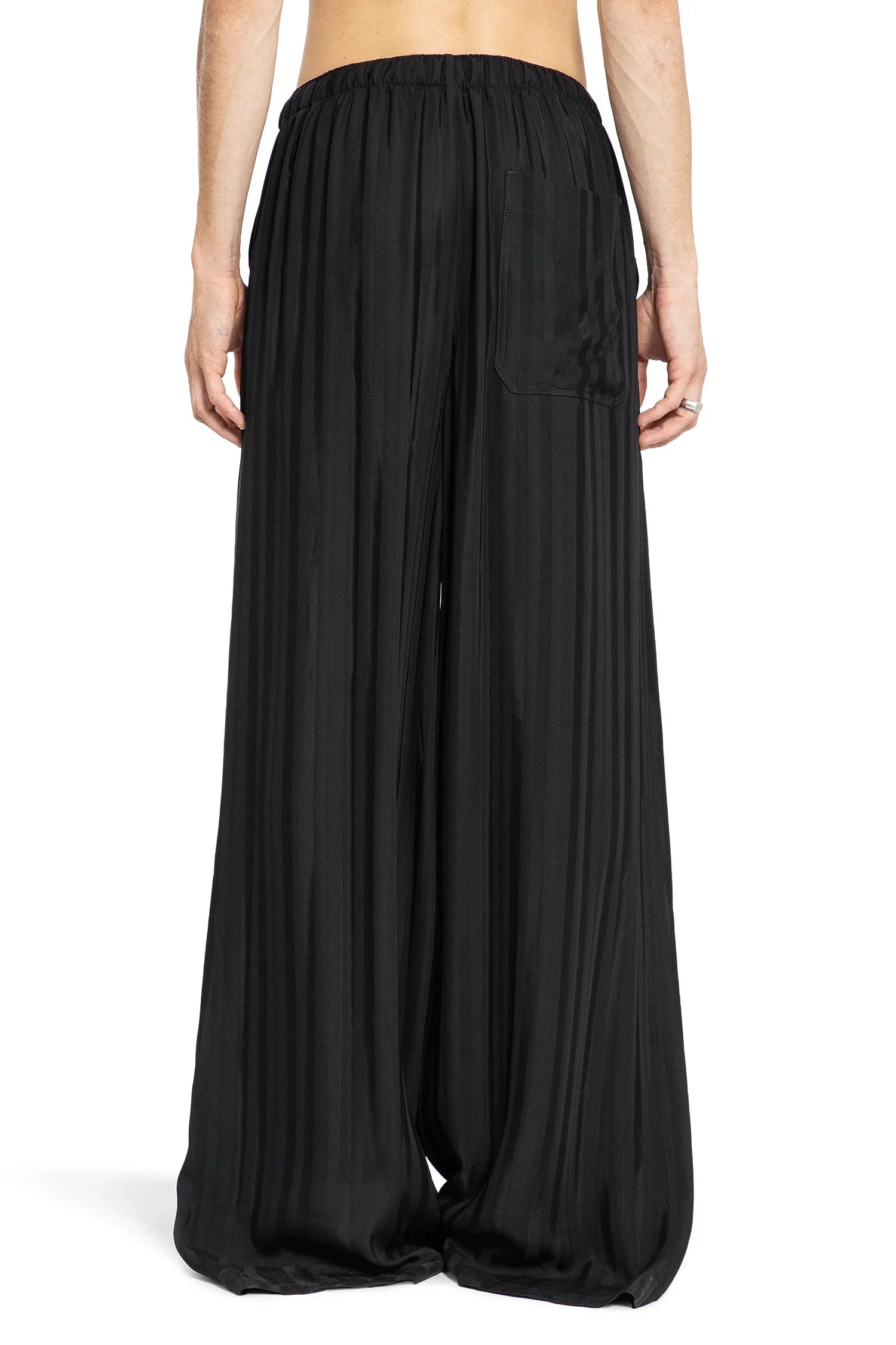 ANN DEMEULEMEESTER MAN BLACK TROUSERS - Antonioli.eu