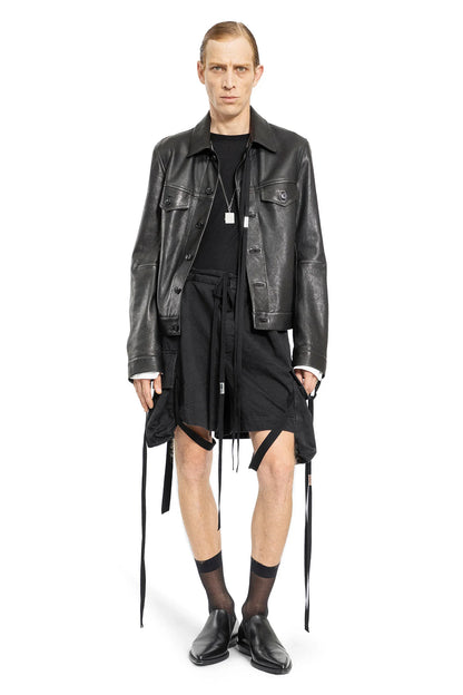 Erbe Grained Leather Trucker jacket - Antonioli.eu