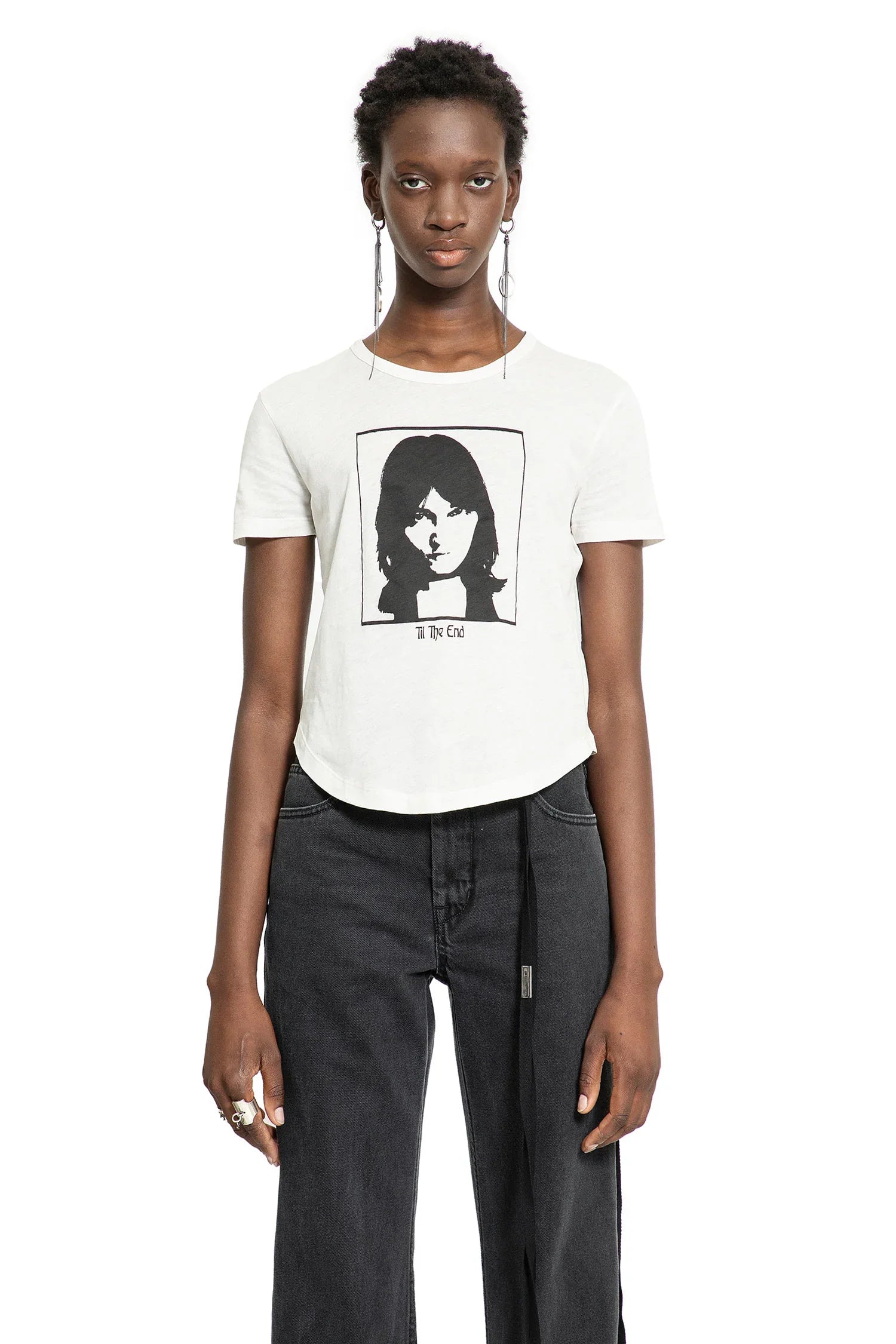 Georgette ''Till The End'' Micro T-Shirt - Antonioli.eu