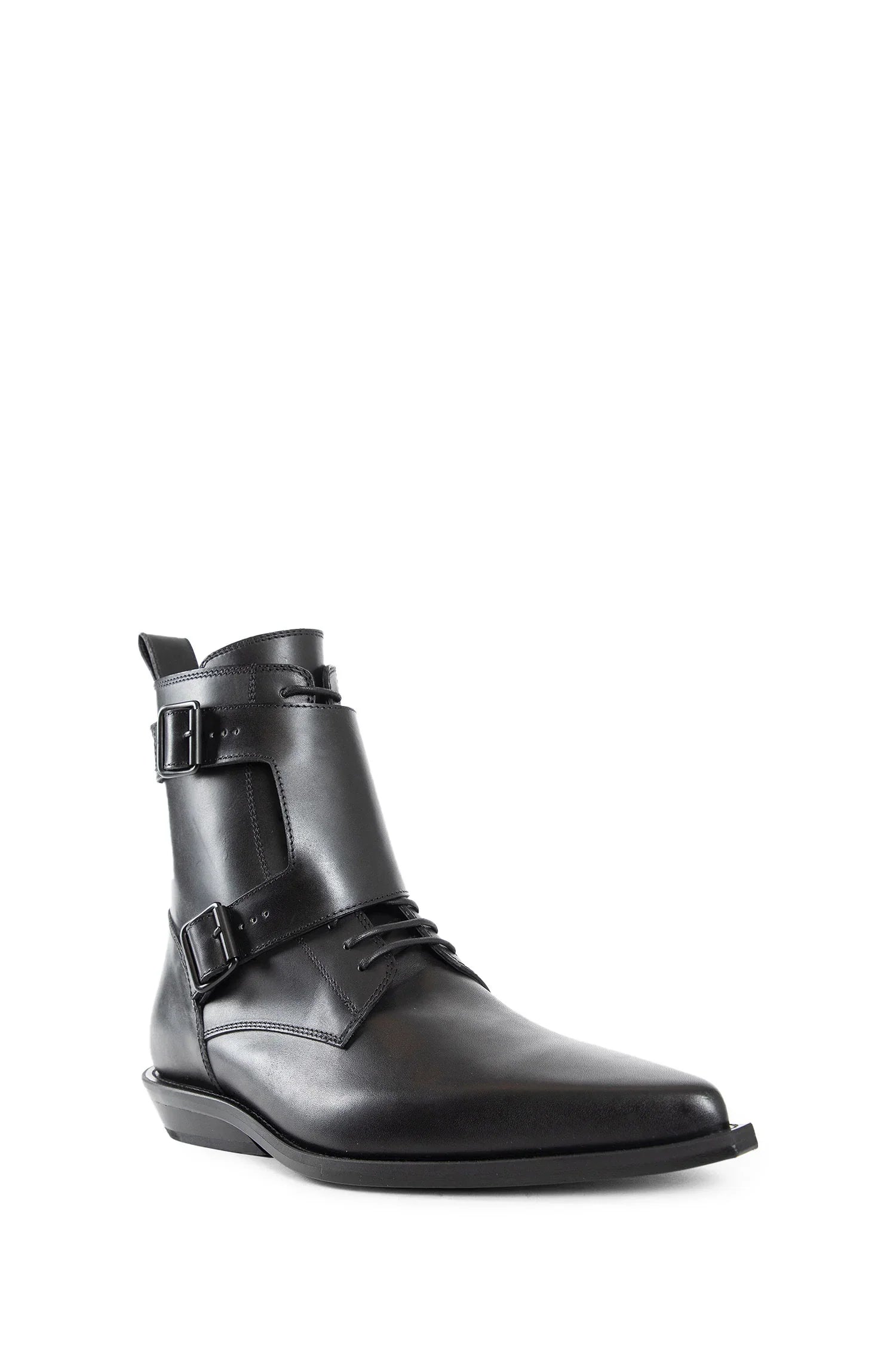 Efro Pointy Monkstrap Ankle Boots - Antonioli.eu