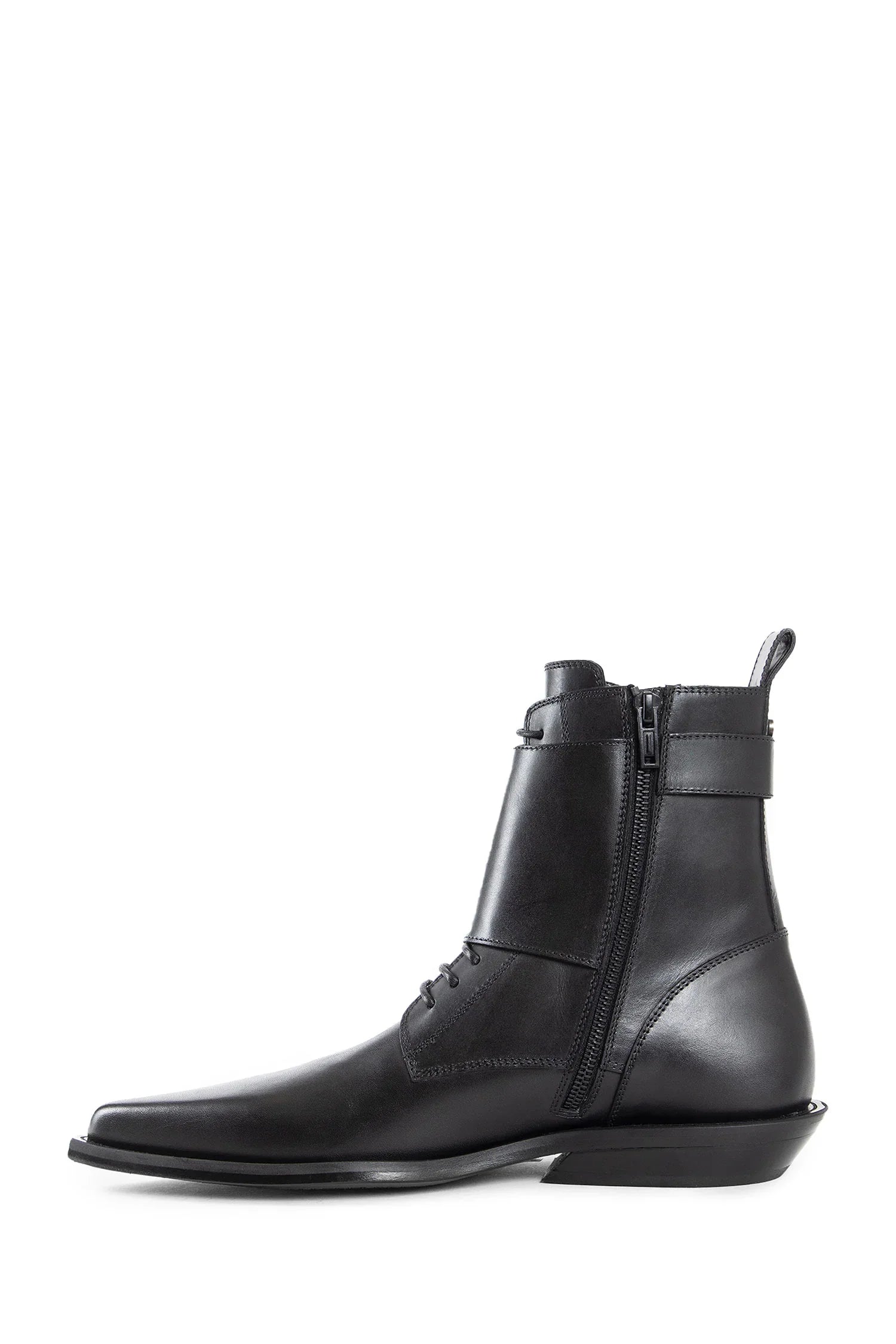 Efro Pointy Monkstrap Ankle Boots - Antonioli.eu