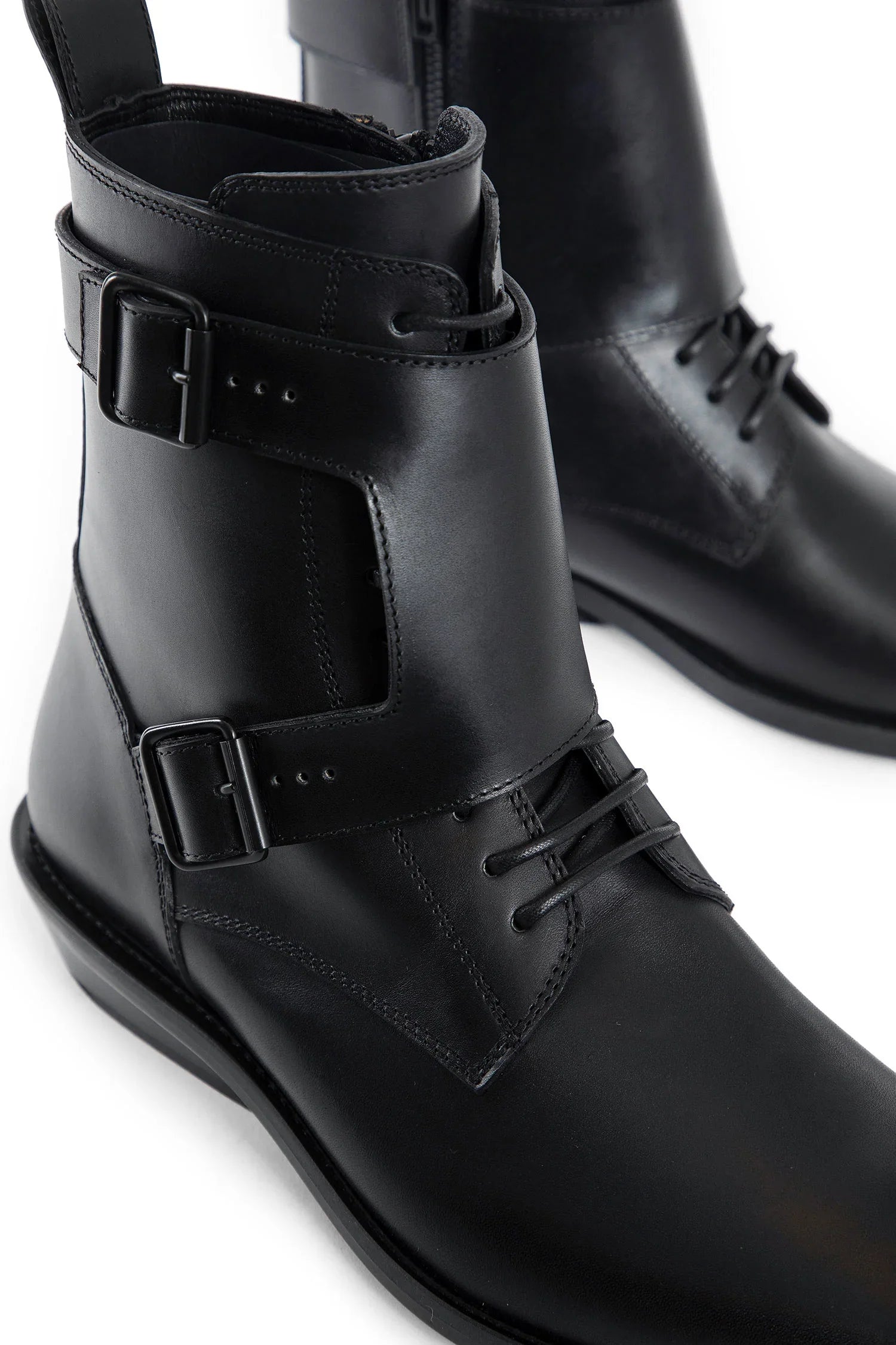 Efro Pointy Monkstrap Ankle Boots - Antonioli.eu