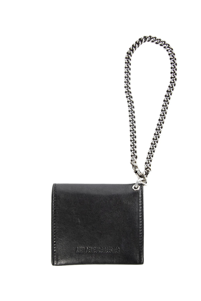 ANN DEMEULEMEESTER MAN BLACK WALLETS & CARDHOLDERS - Antonioli.eu