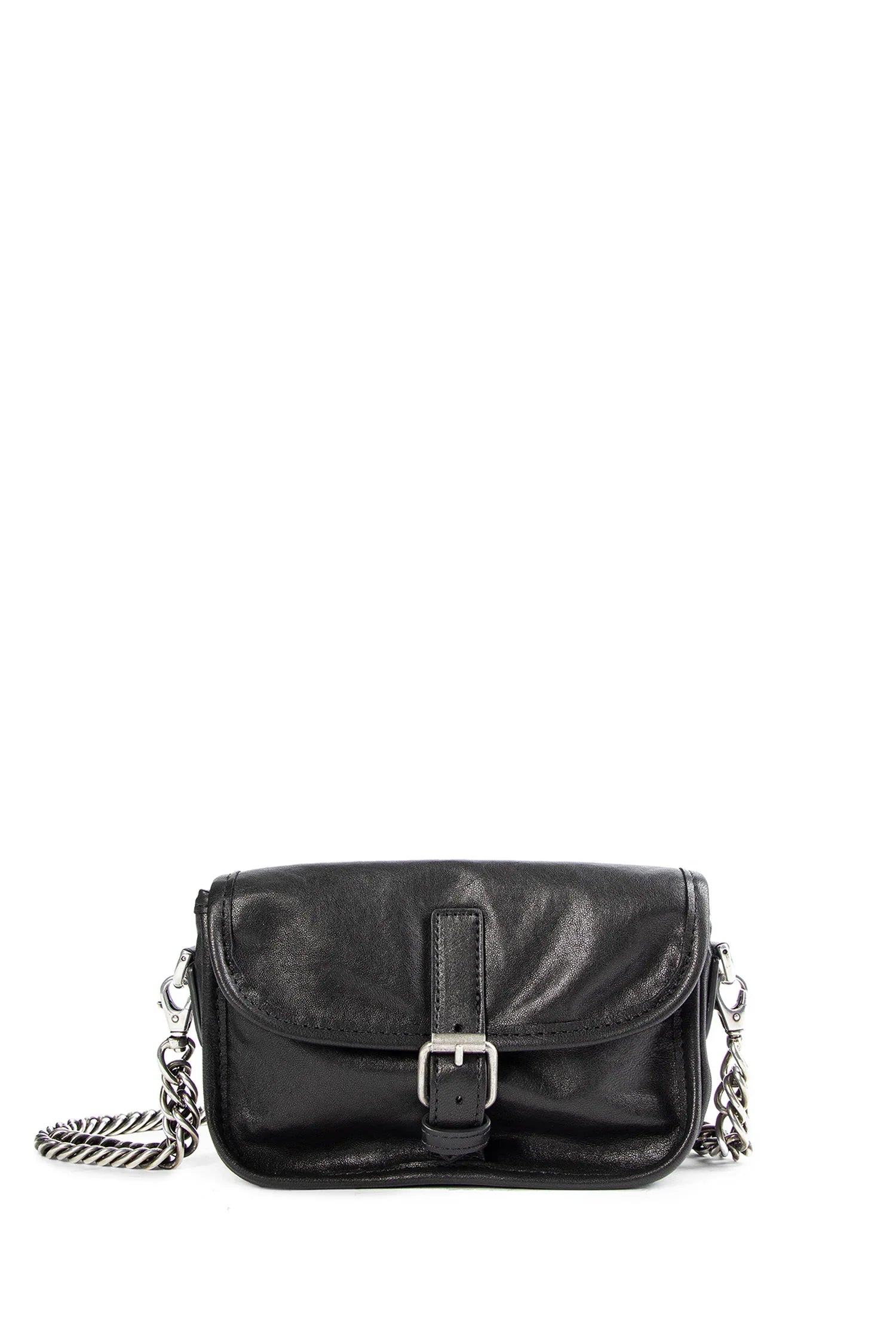 ANN DEMEULEMEESTER WOMAN BLACK CROSSBODY BAGS - Antonioli.eu
