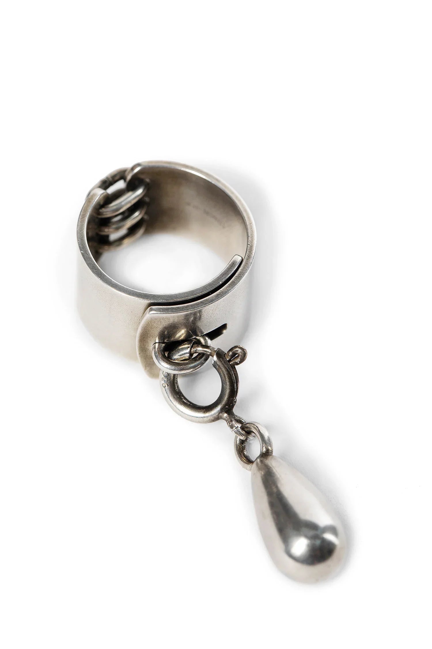 Aurelie lock ring with pearl - Antonioli.eu