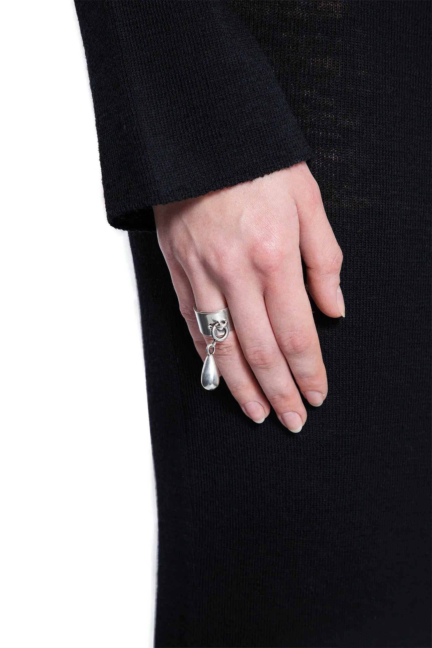 Aurelie lock ring with pearl - Antonioli.eu