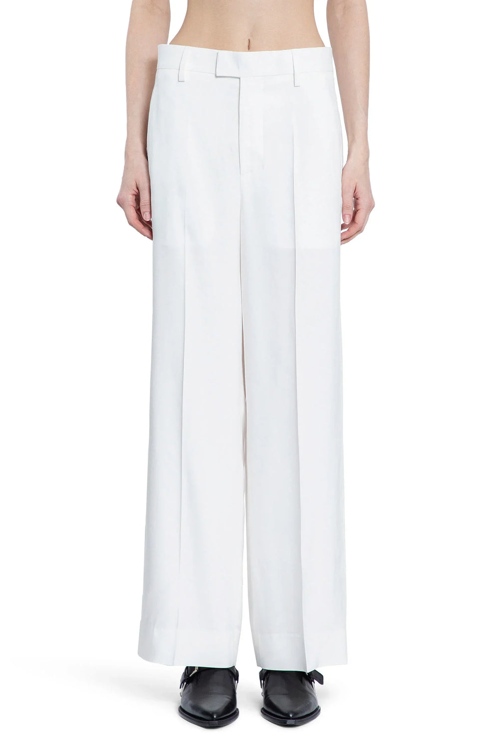 Elfi Trousers in Viscose Calico - Antonioli.eu