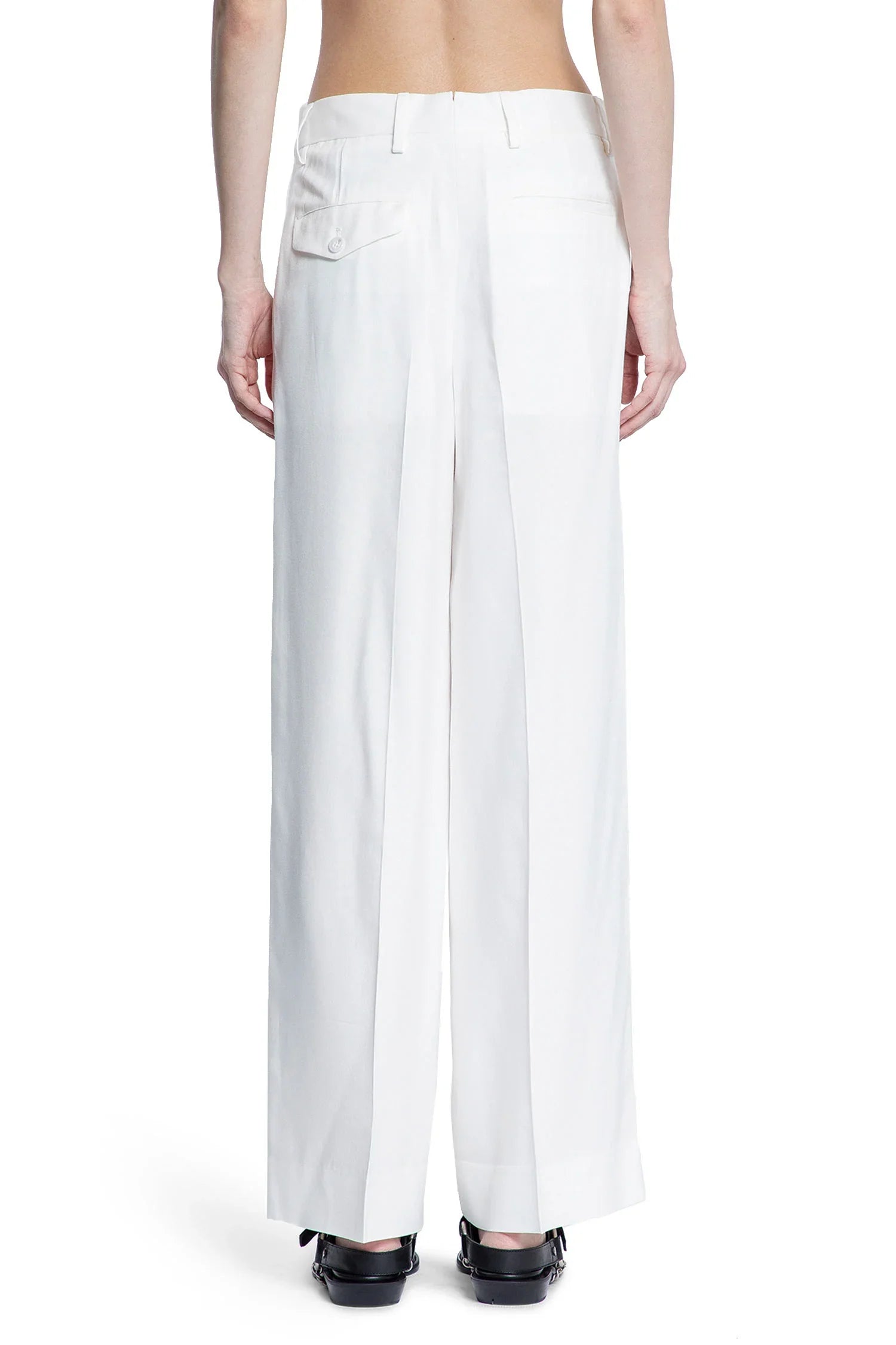 Elfi Trousers in Viscose Calico - Antonioli.eu