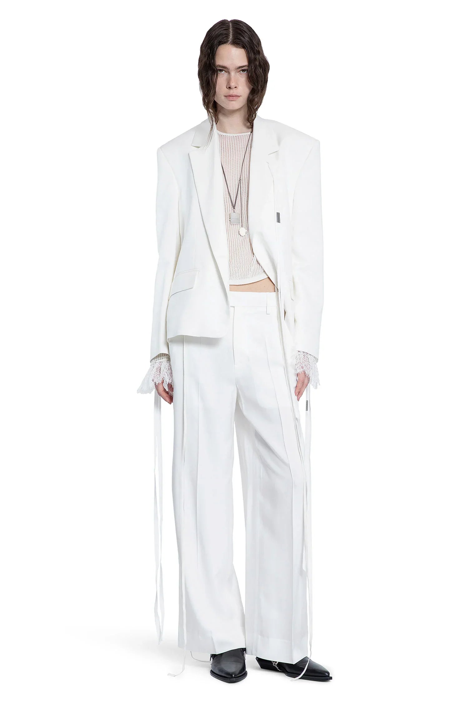Elfi Trousers in Viscose Calico - Antonioli.eu