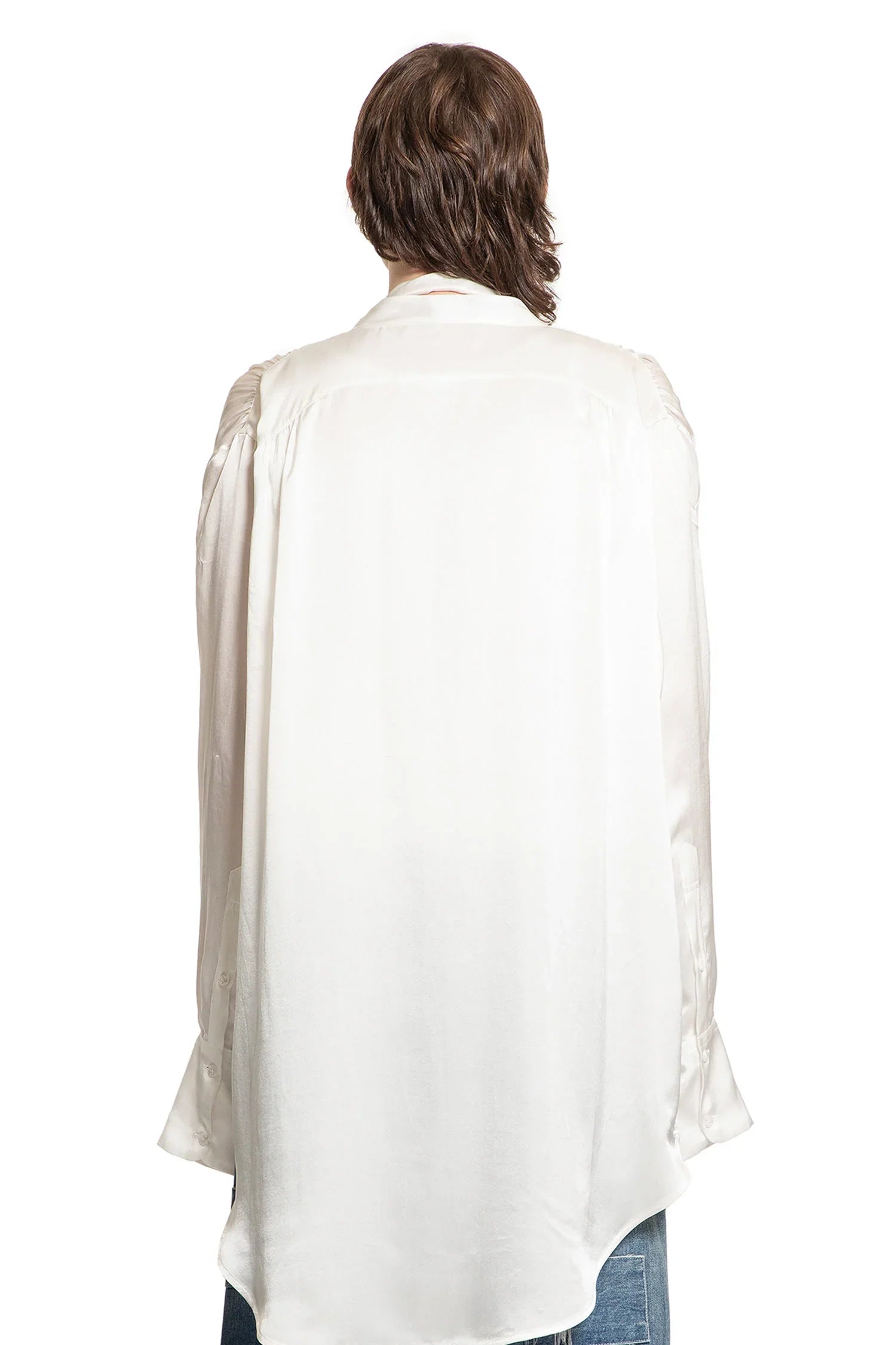 Solan Lavallière Neck-Tie Shirt - Antonioli.eu