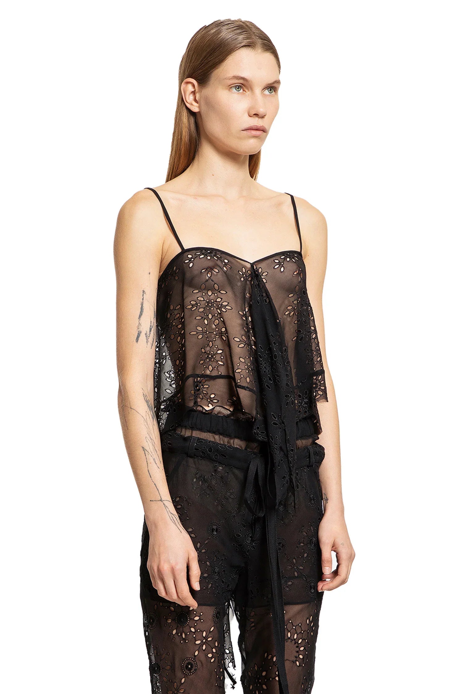 Bria Broderie Anglaise Micro Top - Antonioli.eu