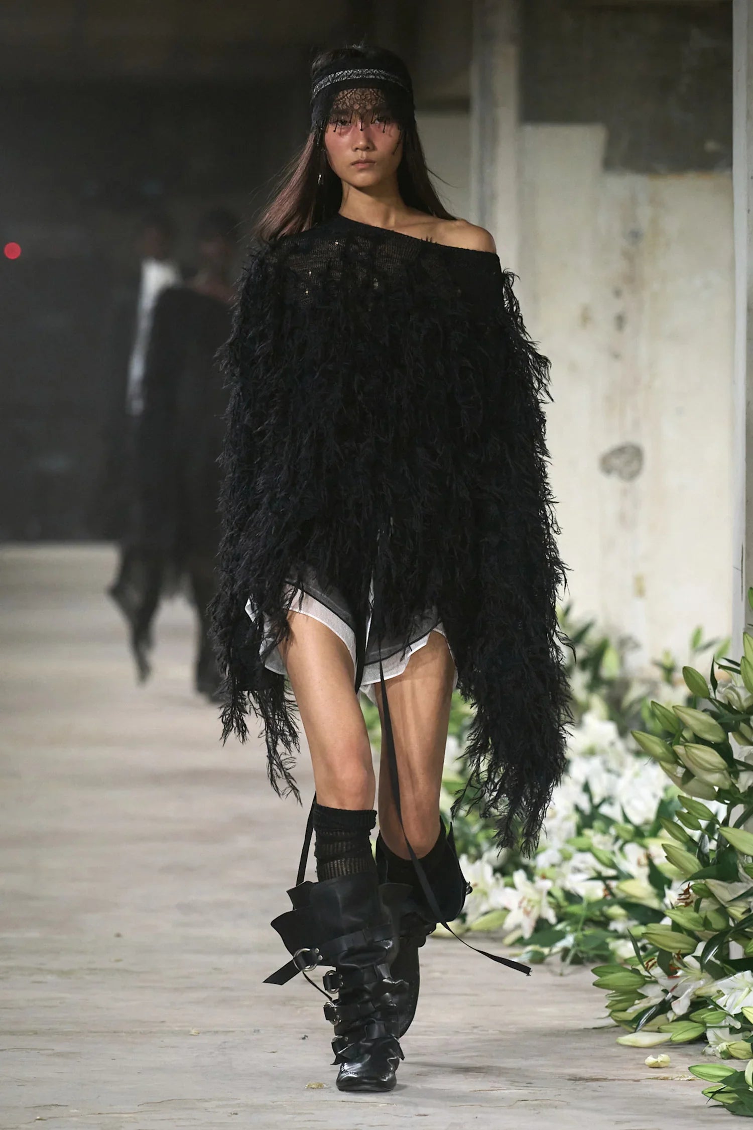 ANN DEMEULEMEESTER WOMAN BLACK KNITWEAR - Antonioli.eu