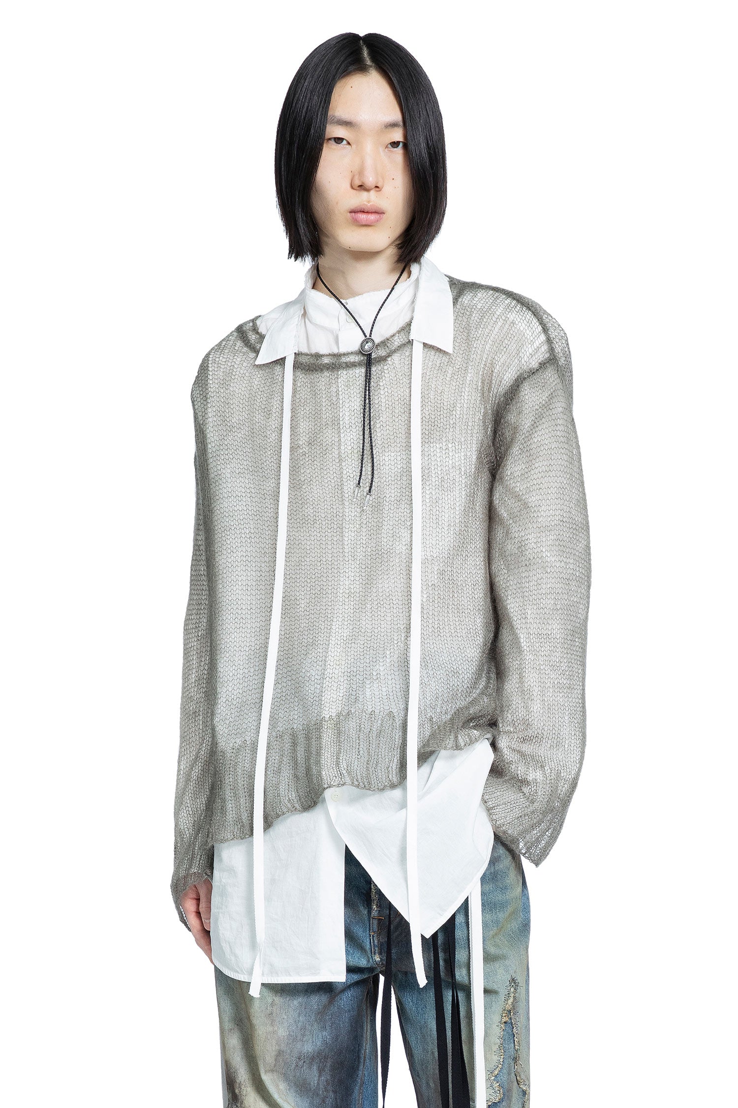 Kent High-Comfort Sweater in Fine Mohair Knit - Antonioli.eu