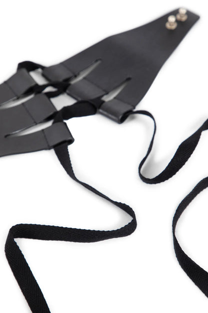 ANN DEMEULEMEESTER WOMAN BLACK JEWELLERY - Antonioli.eu