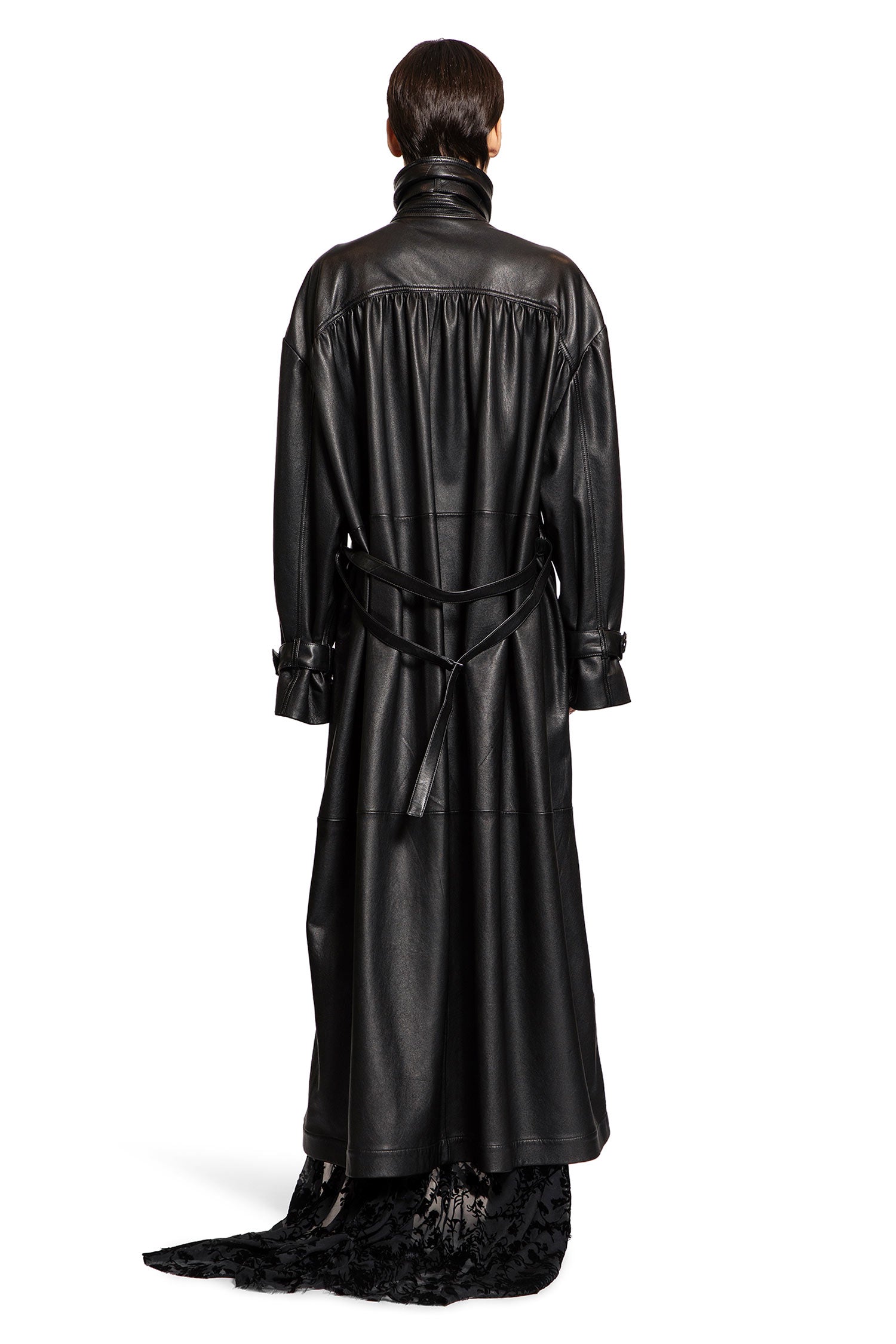 Ansa Double Breasted Trench Coat