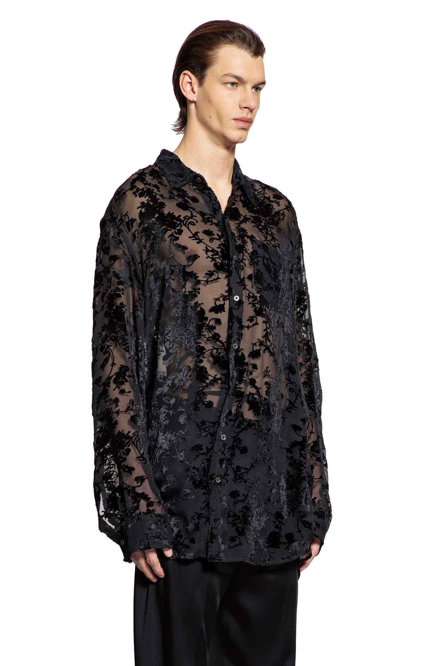 Mark High Comfort Shirt in Velvet Dévoré