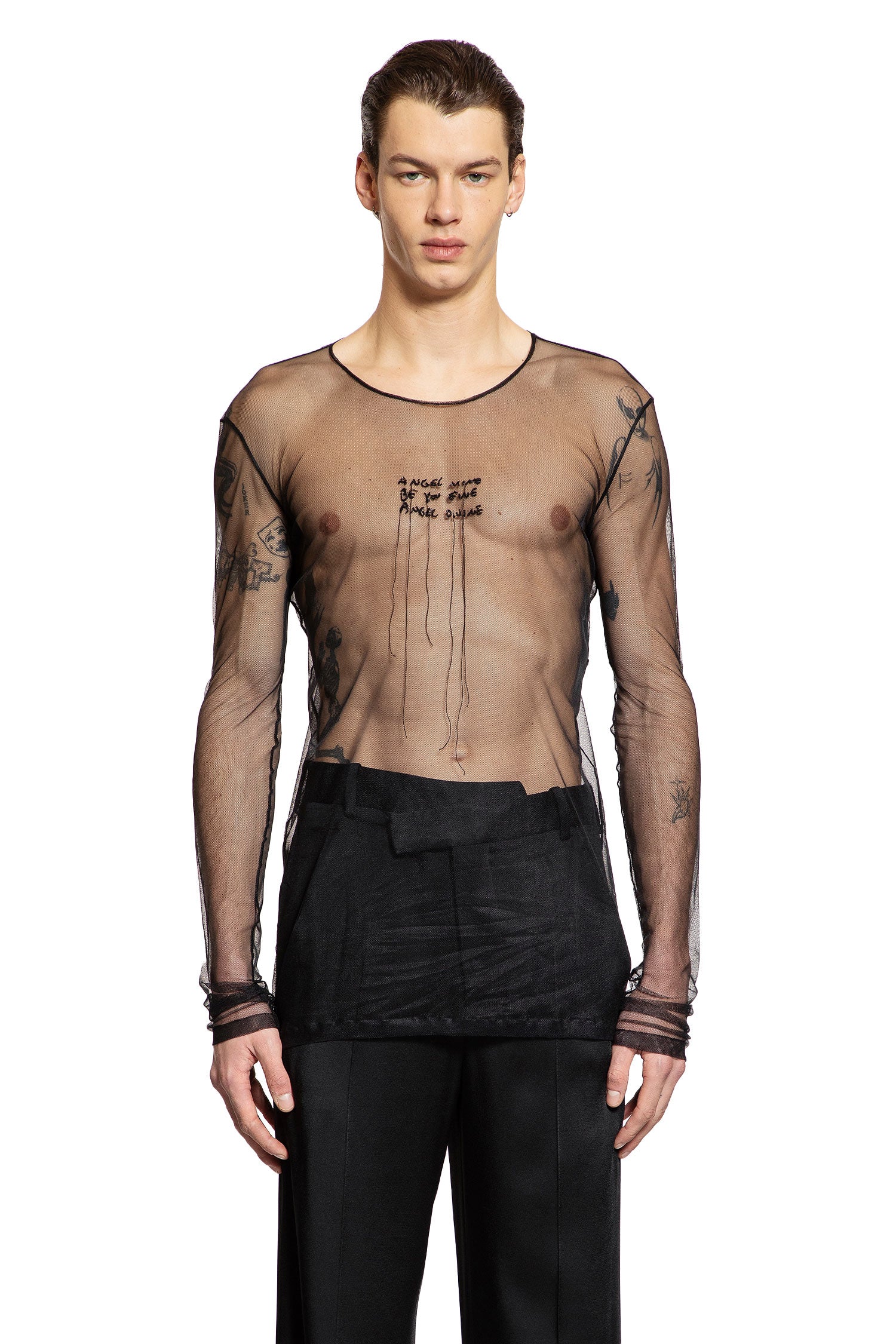 ''Angel Divine'' Long Sleeve T-Shirt in Tulle