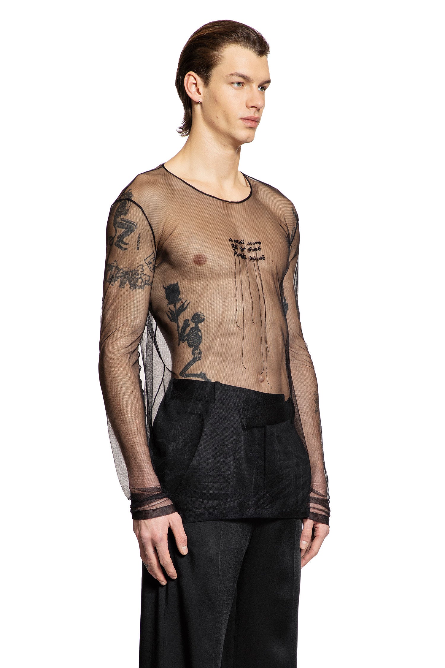 ''Angel Divine'' Long Sleeve T-Shirt in Tulle