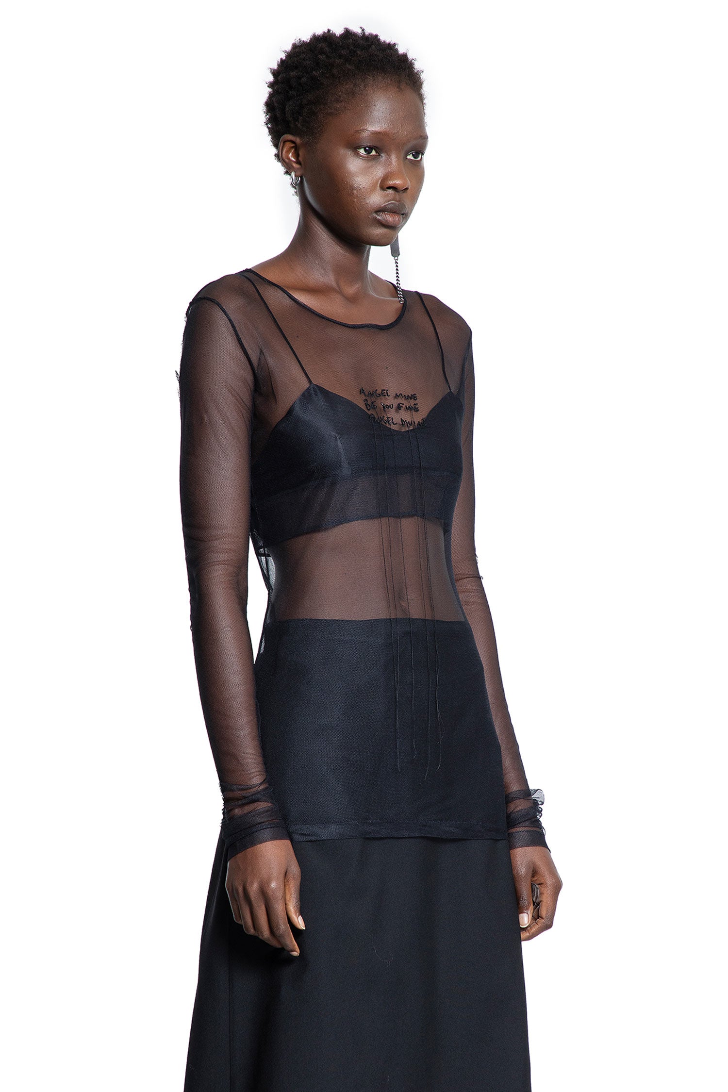 Fiene ''Angel Divine'' Tulle Long Sleeve Top - Antonioli.eu
