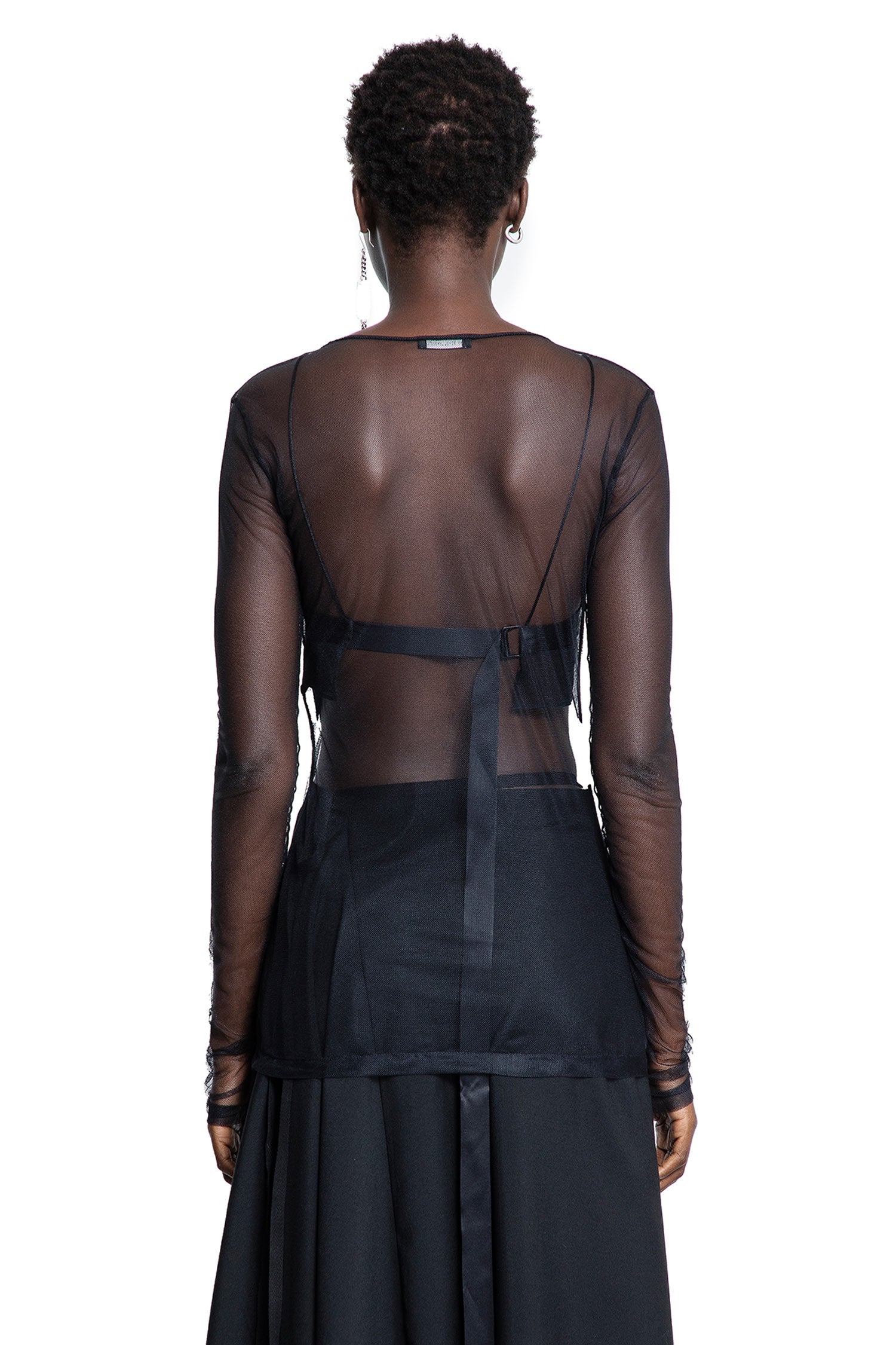 Fiene ''Angel Divine'' Tulle Long Sleeve Top - Antonioli.eu