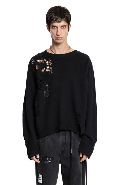 Waldon Destroyed Seed Stitch sweater - Antonioli.eu