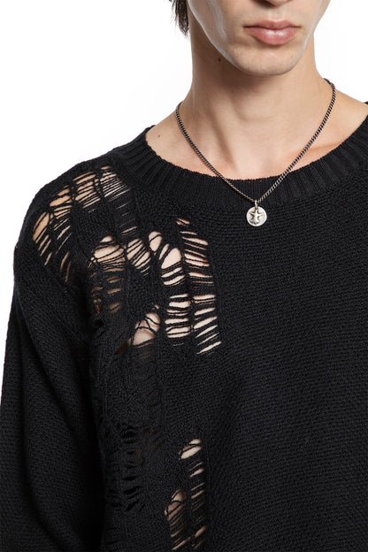 Waldon Destroyed Seed Stitch sweater - Antonioli.eu