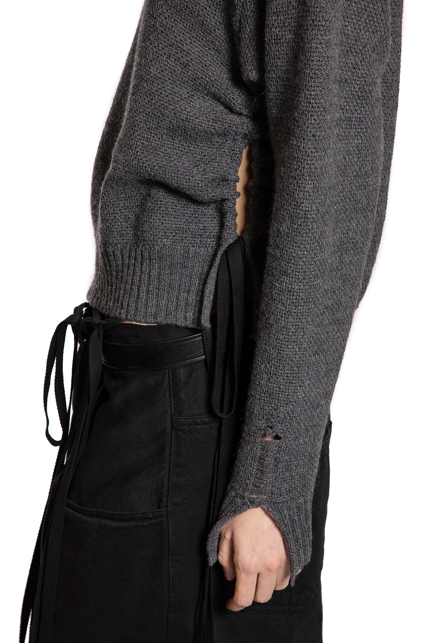 Gabriela Destroyed Seed Stitch Sweater - Antonioli.eu
