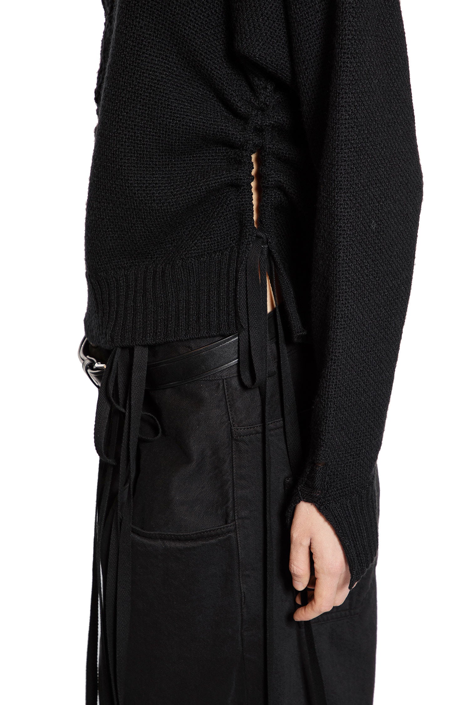 Gabriela Destroyed Seed Stitch Sweater - Antonioli.eu