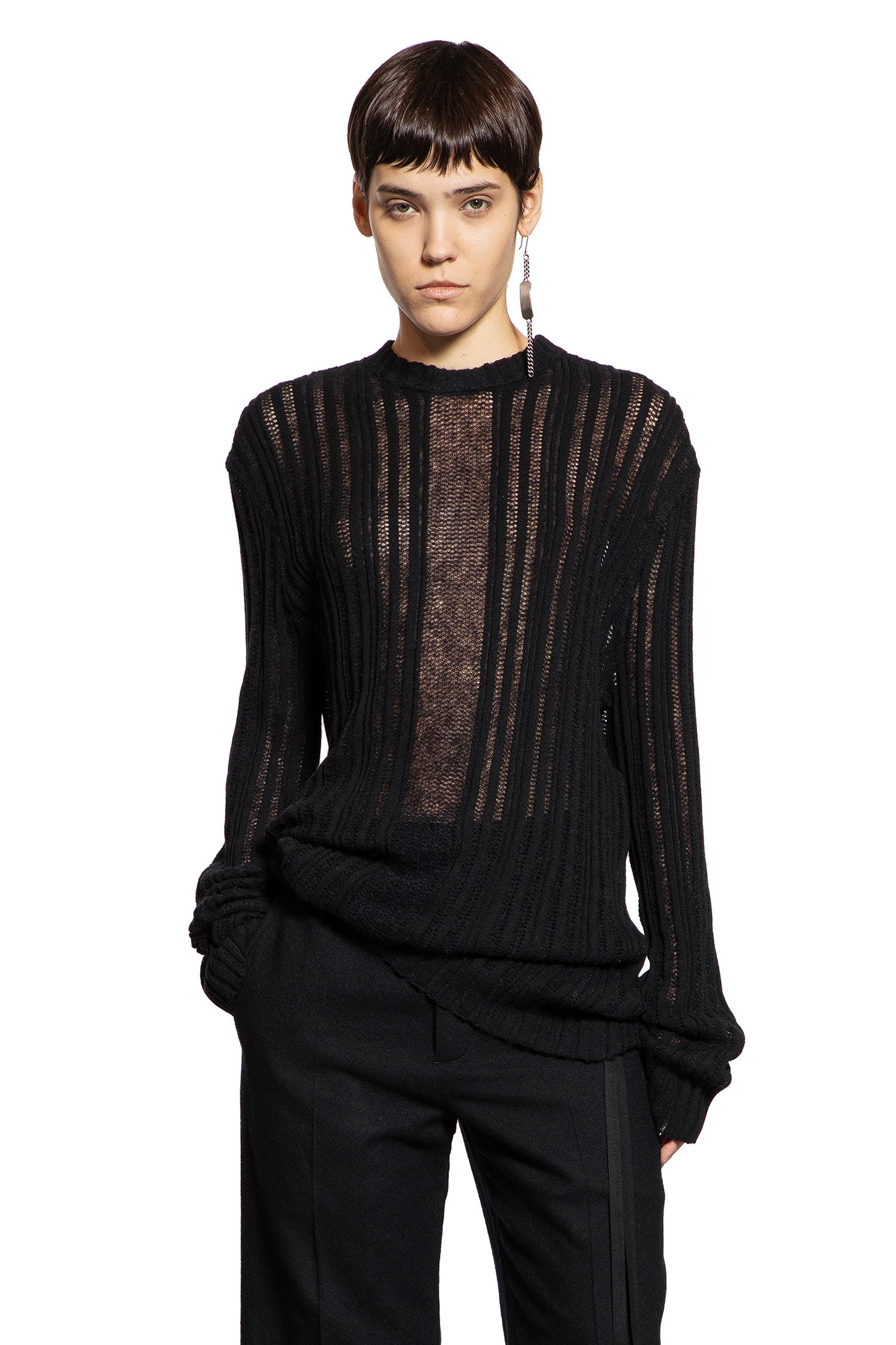 Maddie Irregular Rib Sweater - Antonioli.eu