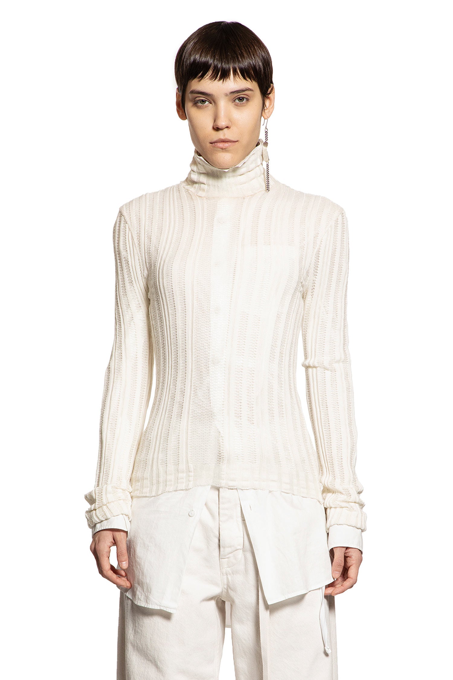 Aamu Irregular Rib Turtleneck Sweater - Antonioli.eu