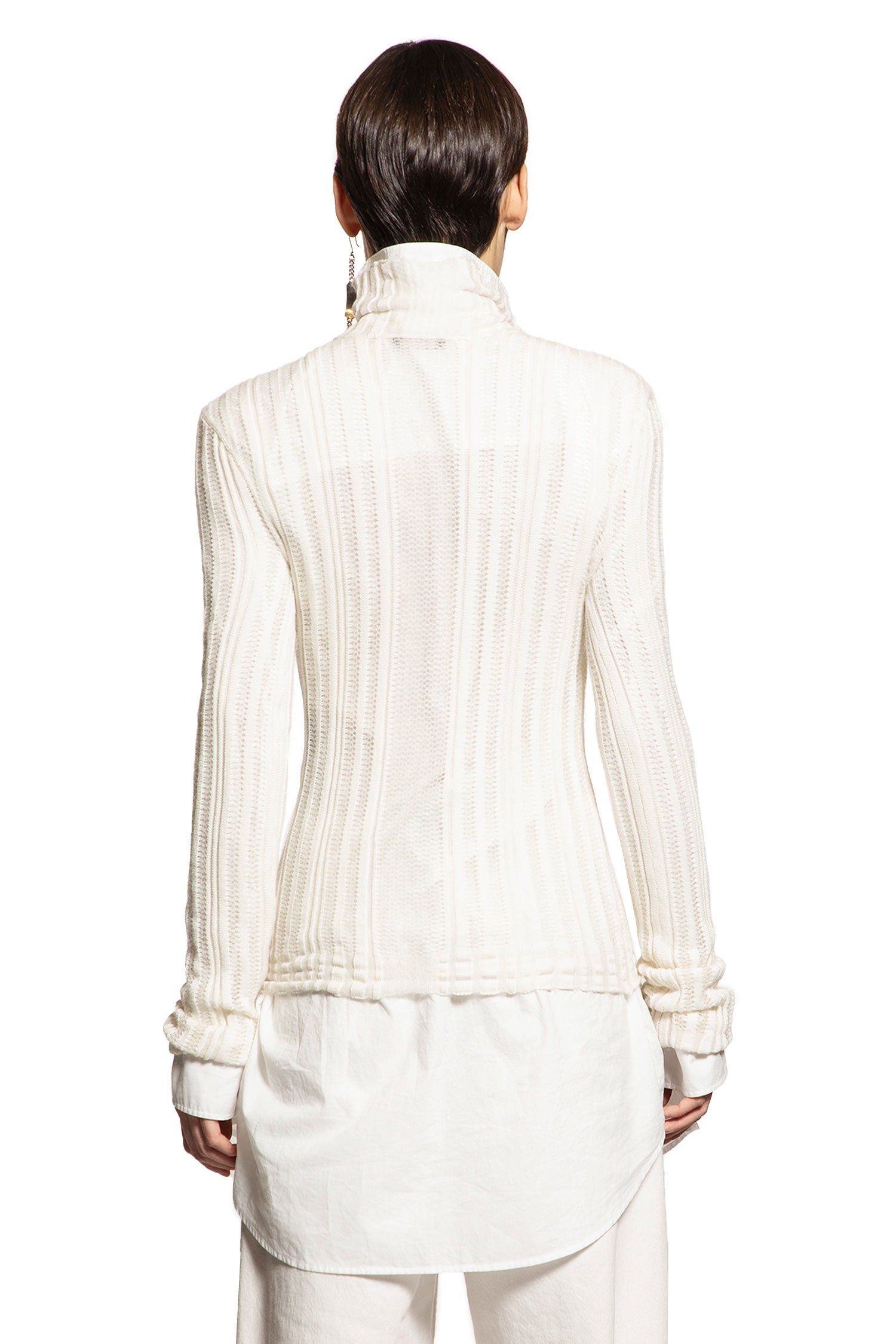Aamu Irregular Rib Turtleneck Sweater - Antonioli.eu