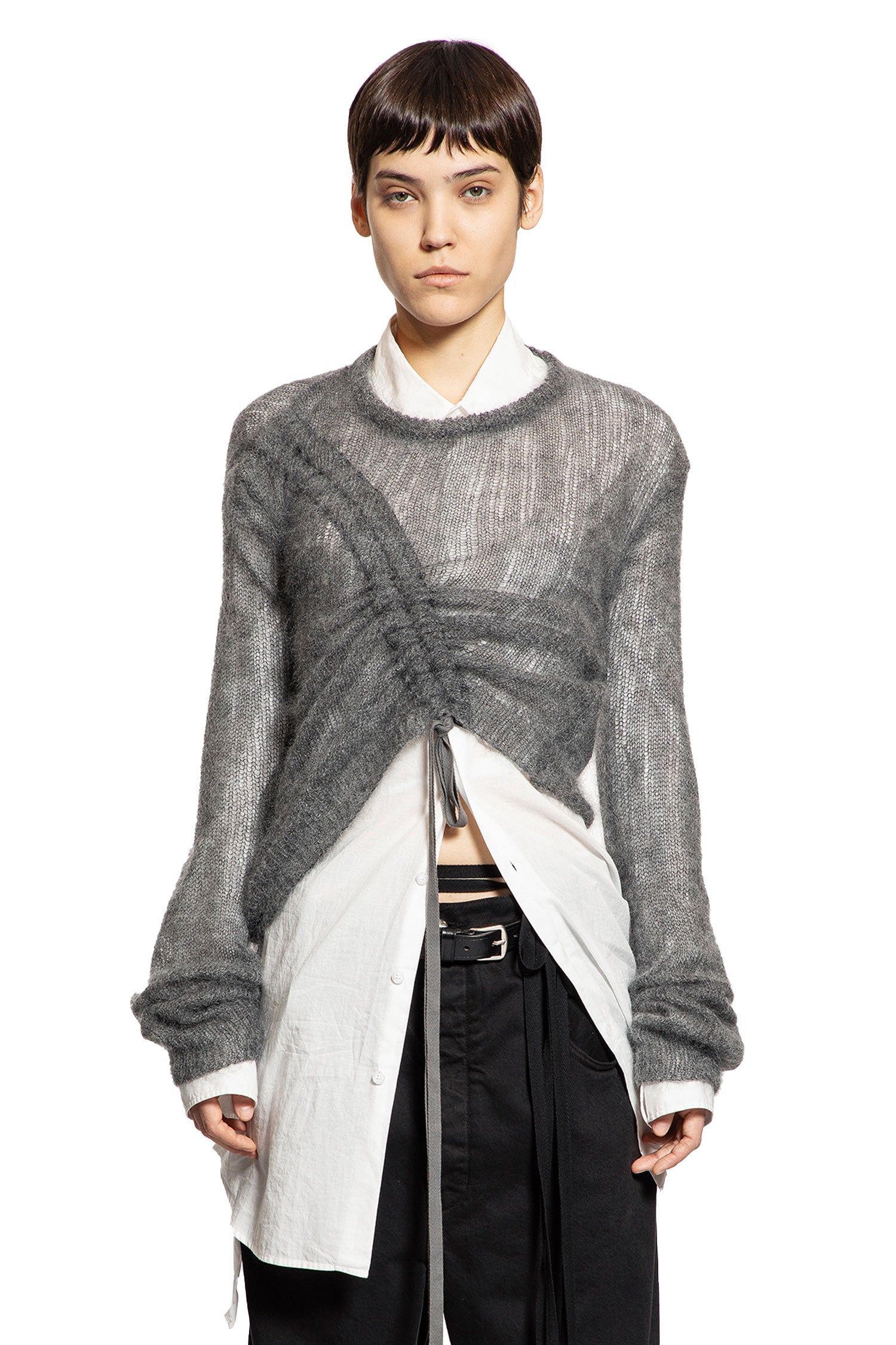 Zinaida Drawstring Sweater - Antonioli.eu