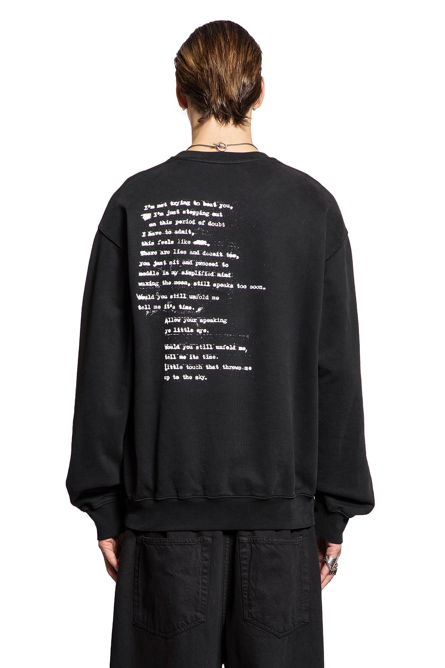 PRINT BRUSHED SWEATSHIRT - Antonioli.eu
