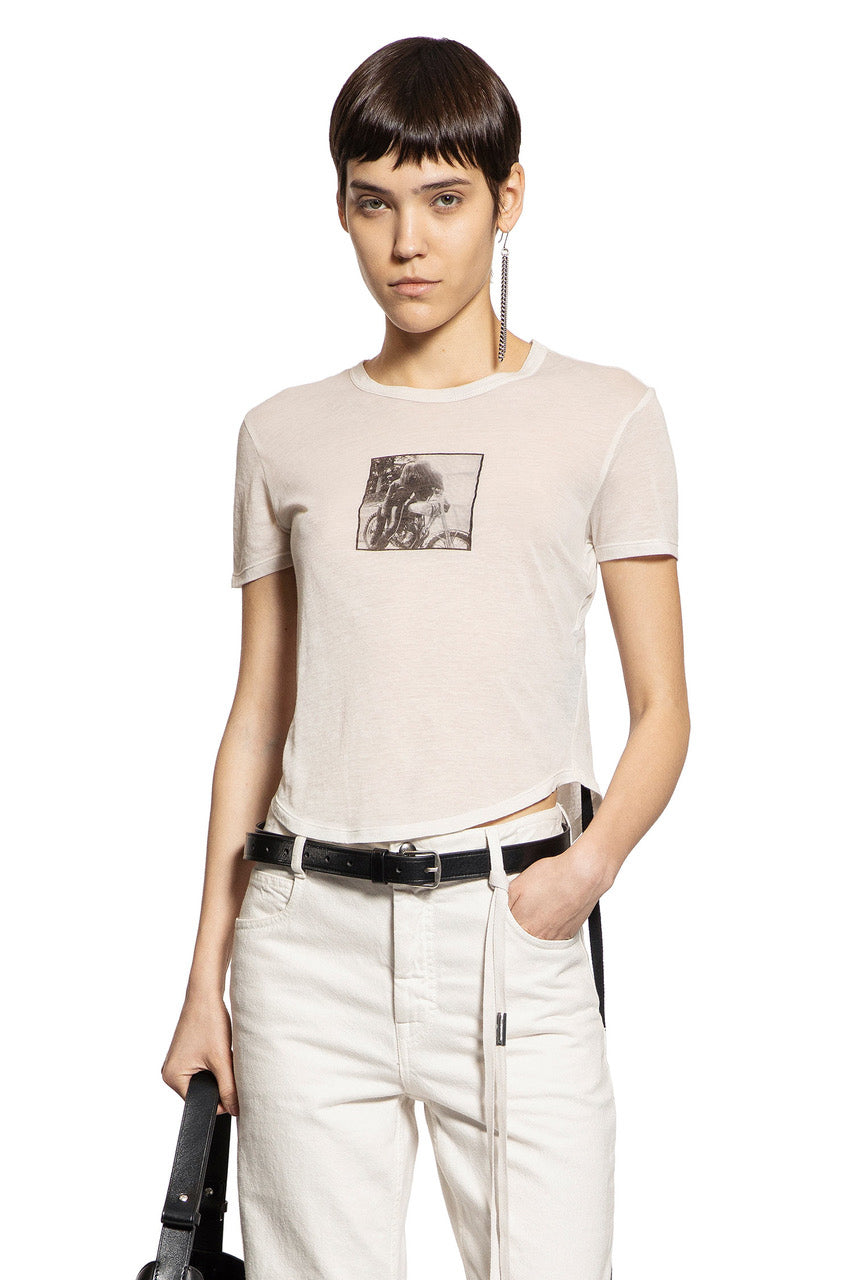 Floor ''Bikers Kiss'' Micro T-Shirt - Antonioli.eu