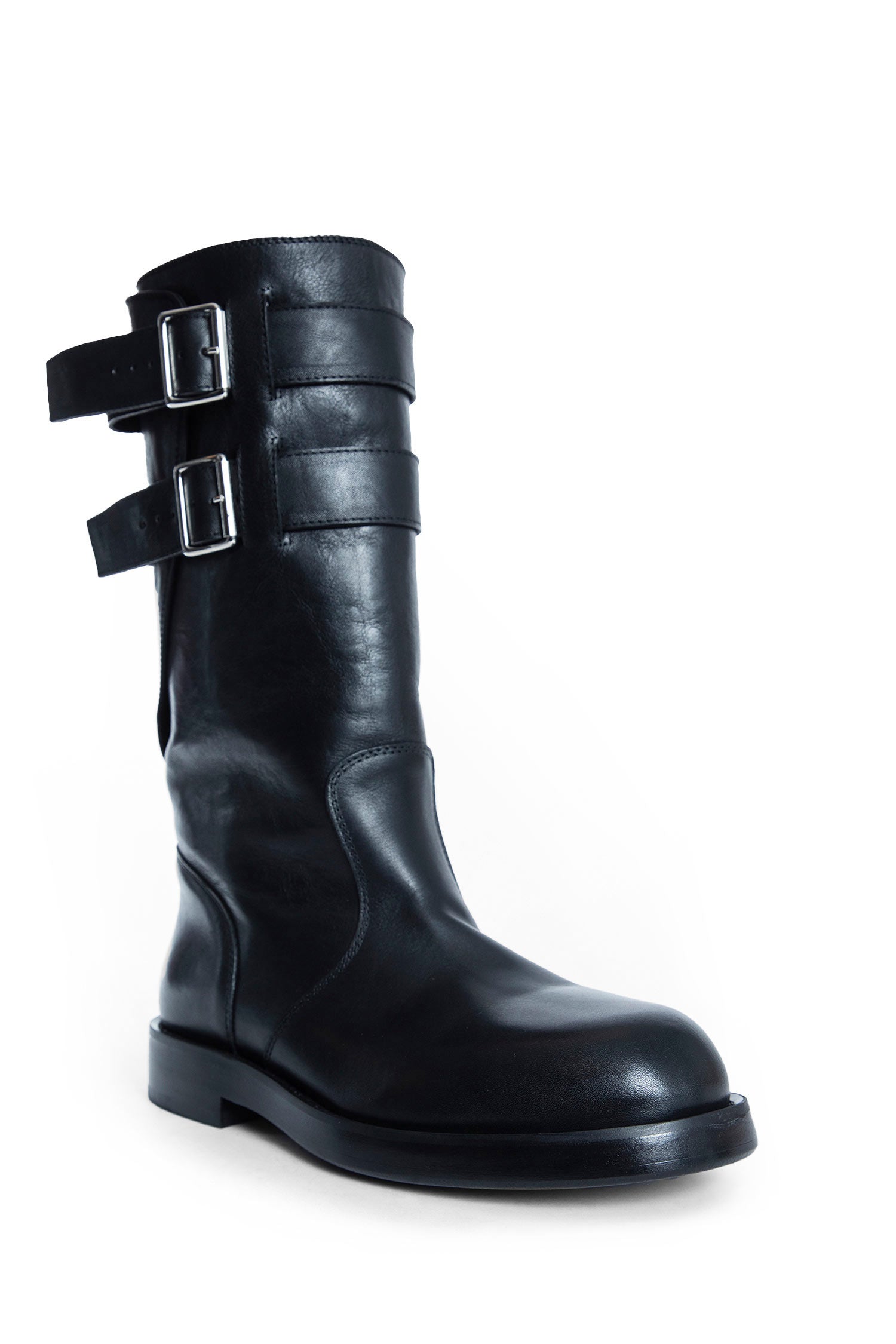 Osmo Boots in Grained Shiny Calfskin - Antonioli.eu