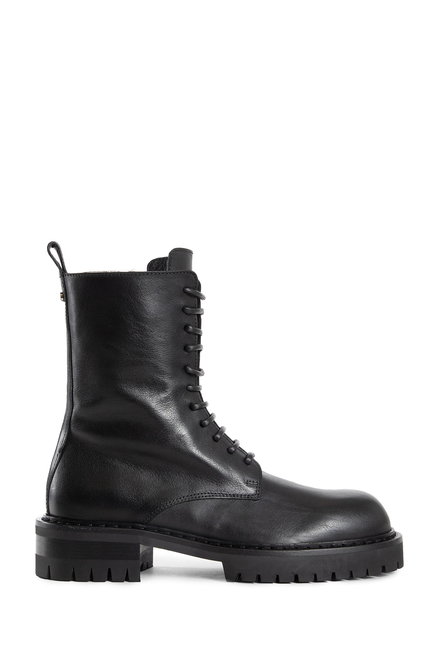 Skagi Ankle Boots in Grained Shiny Calfskin