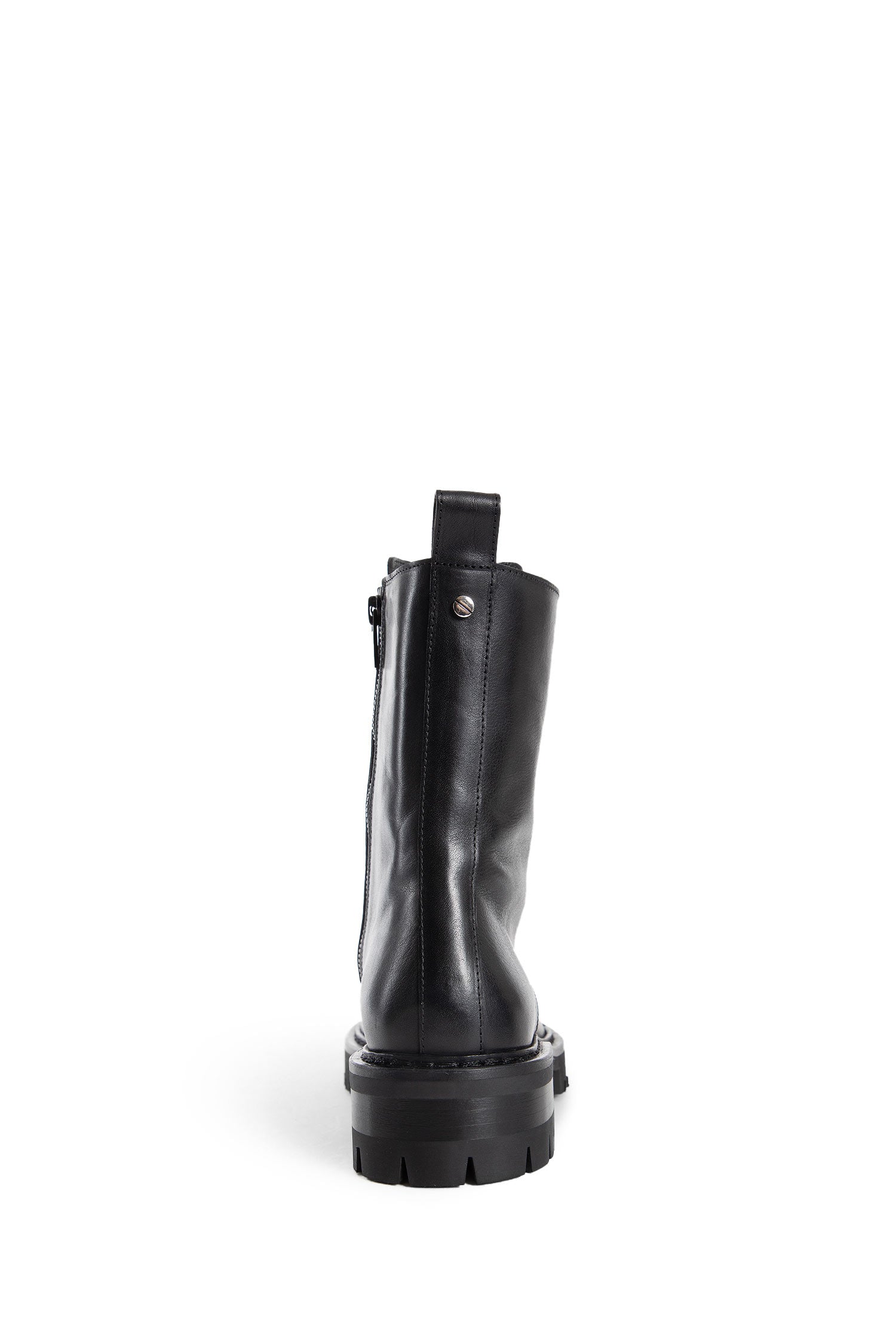 Skagi Ankle Boots in Grained Shiny Calfskin