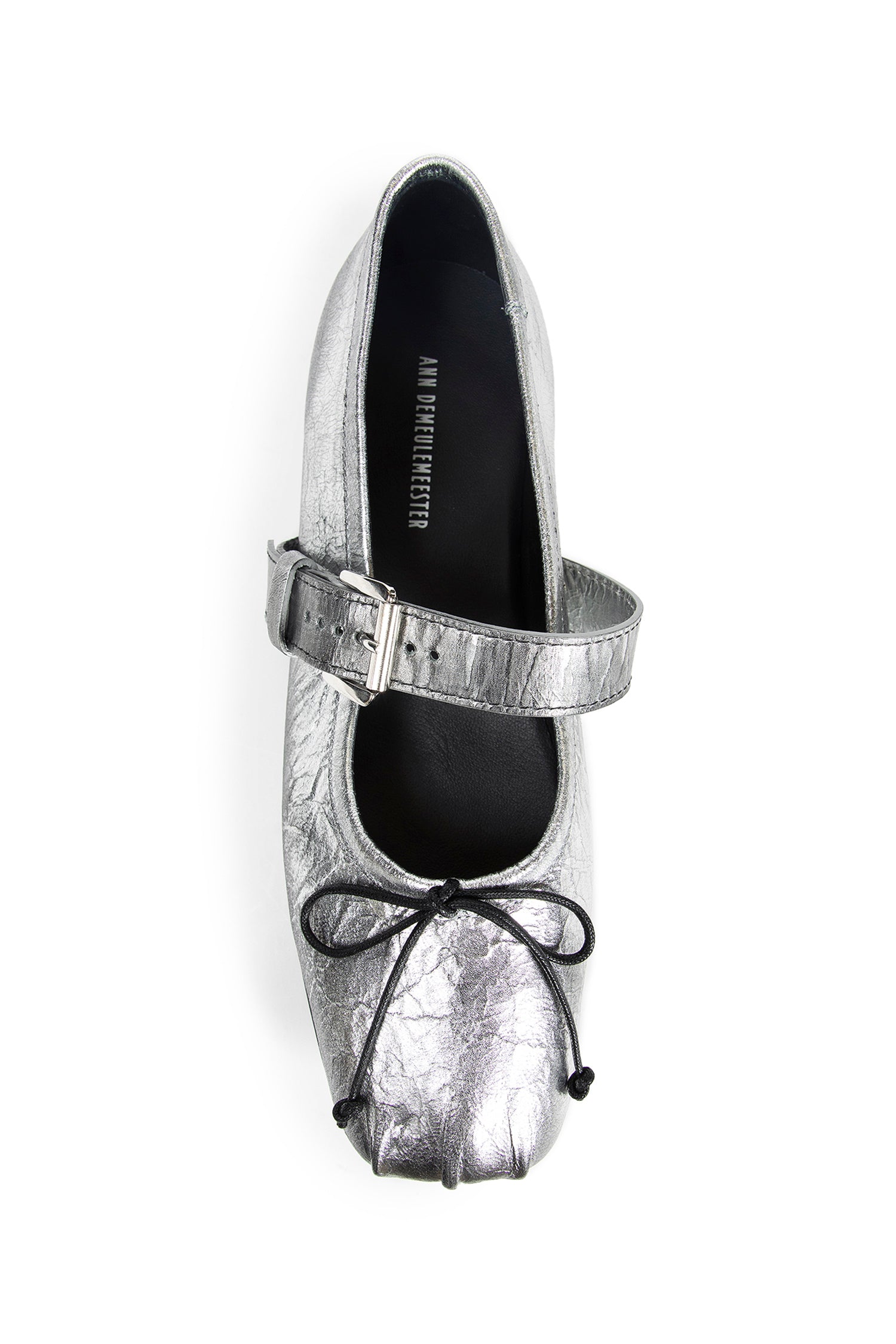 Zoey Ballerinas in Dusty Laminated Leather