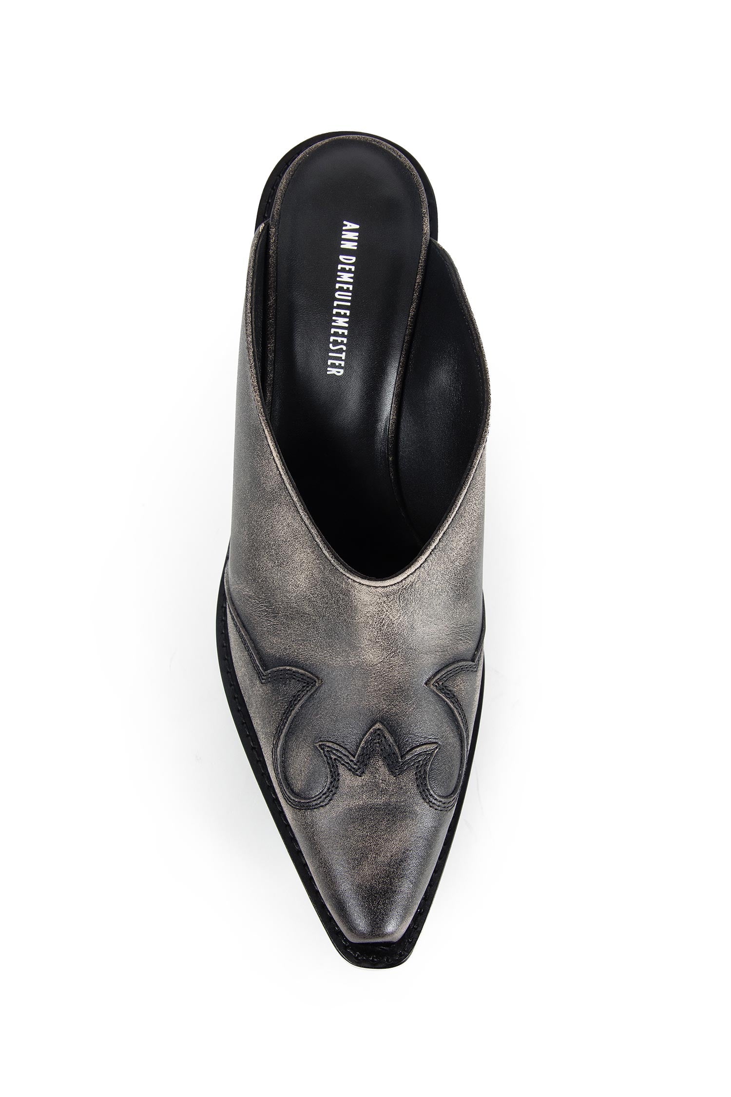 Beate Western-Stitched Mules - Antonioli.eu
