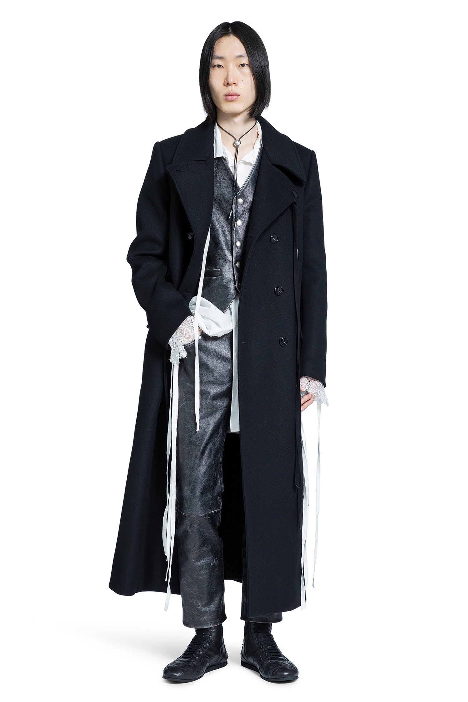 Albien Waistcoat in Distressed Leather